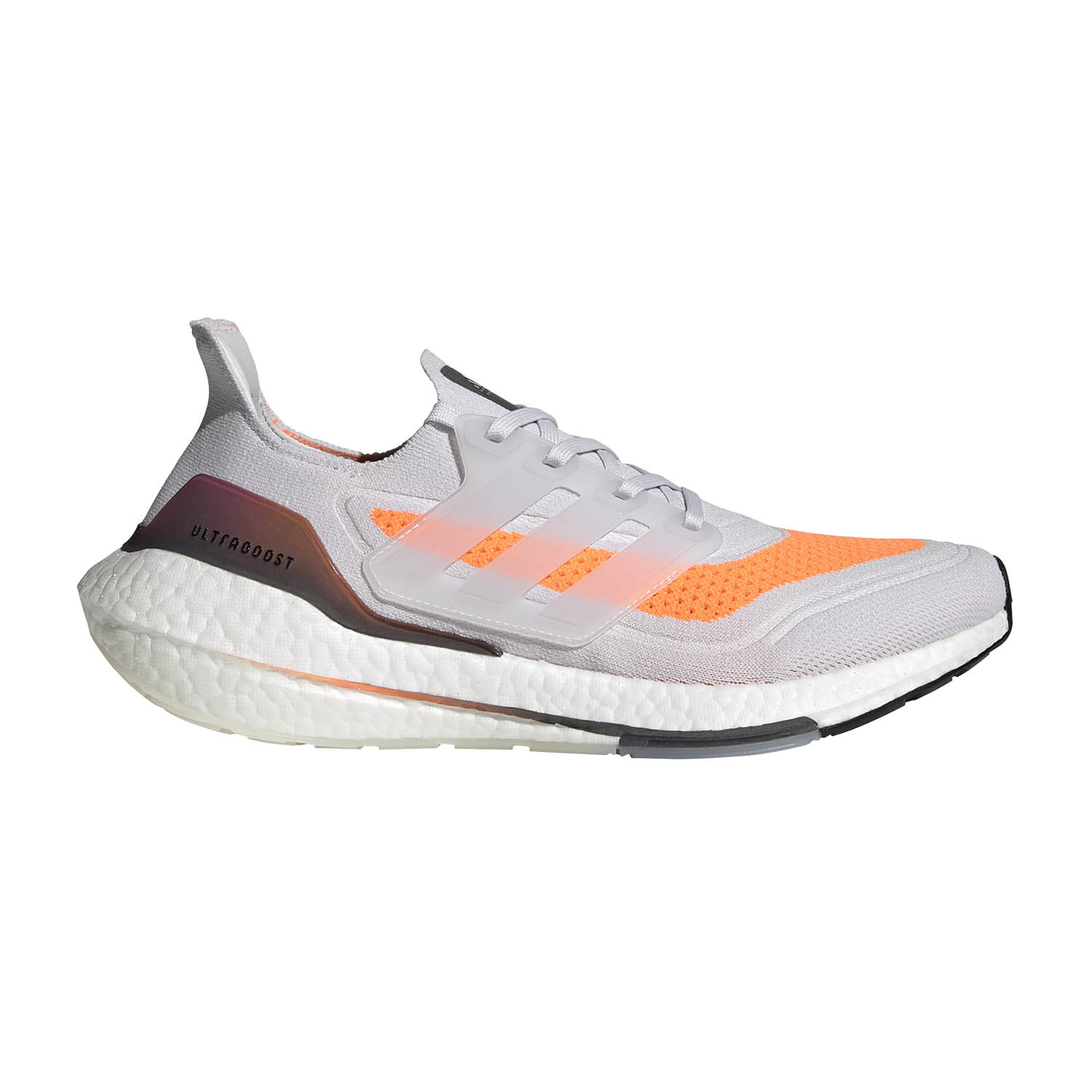 grey and orange adidas shoes