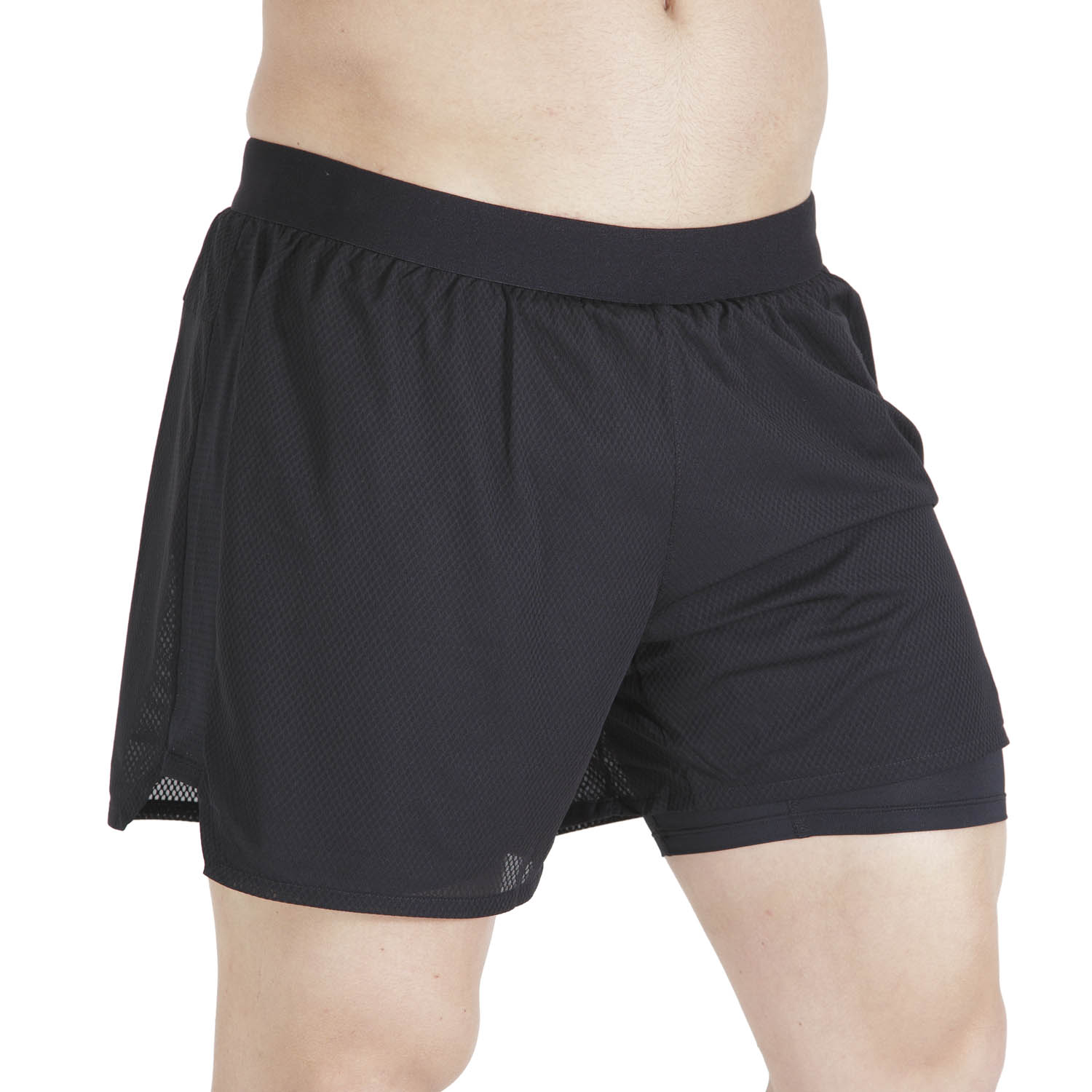 Asics Ventilate 2 in 1 5in Shorts - Performance Black