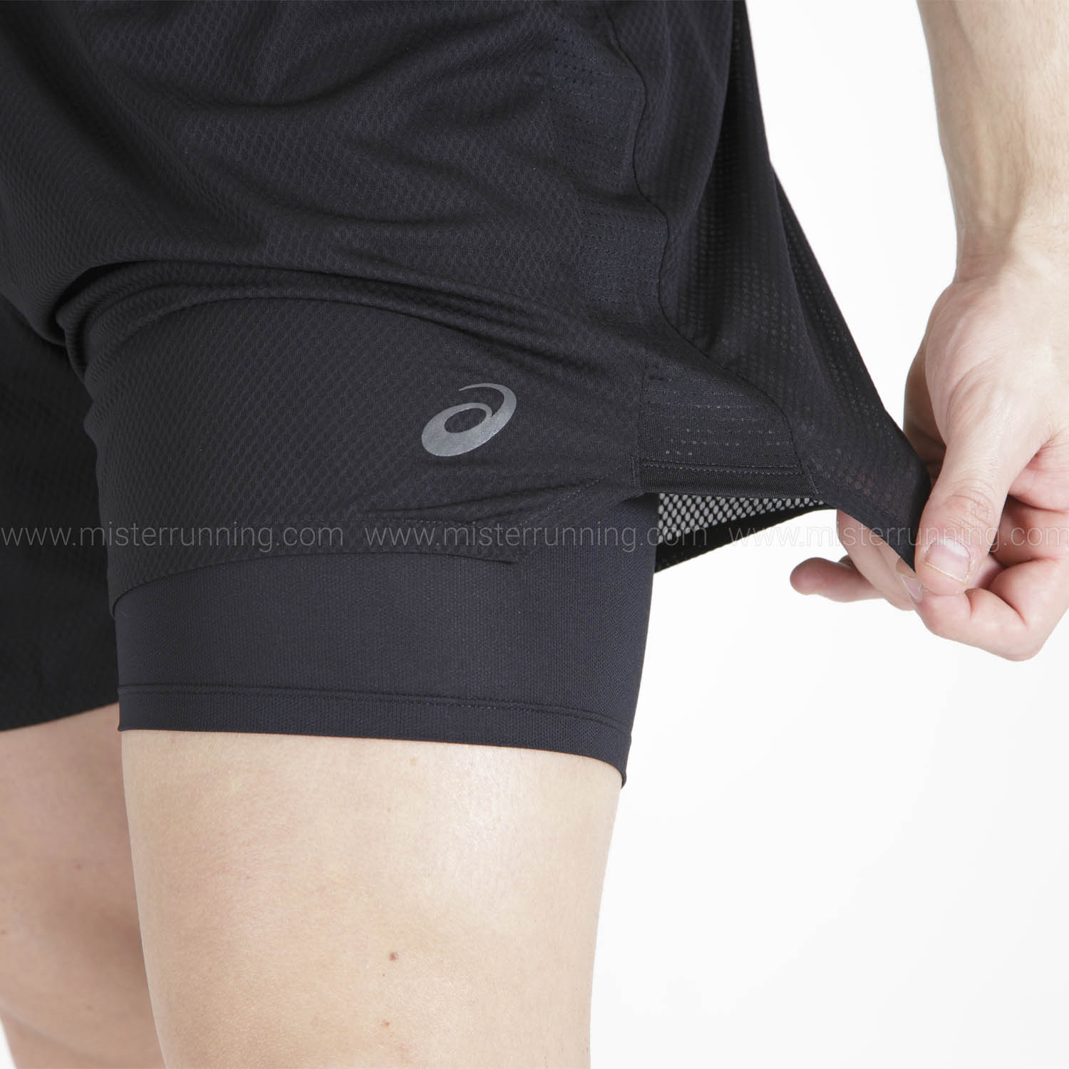 Asics Ventilate 2 in 1 5in Shorts - Performance Black