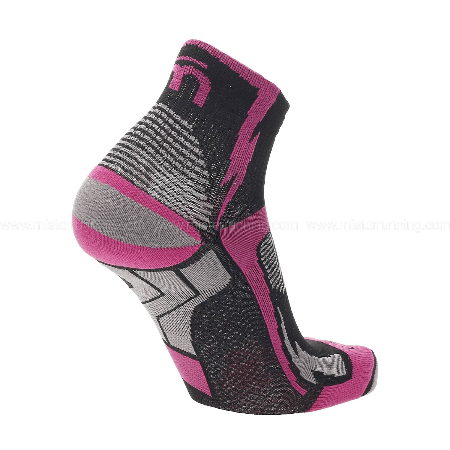 Mico X-Static Light Weight Odor Zero Calze - Nero/Fucsia