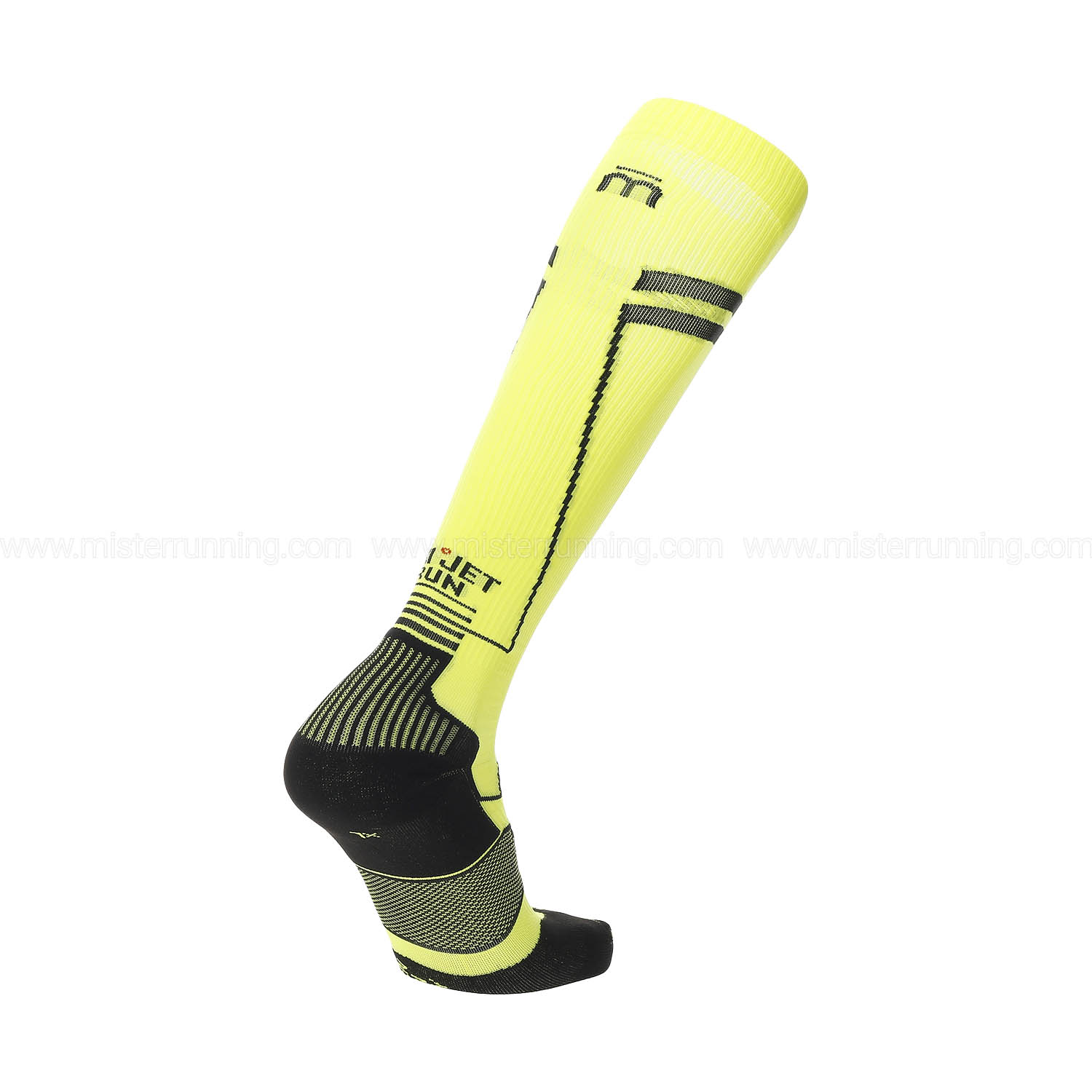 Mico Compression Oxi-Jet Medium Weight Calze - Giallo Fluo