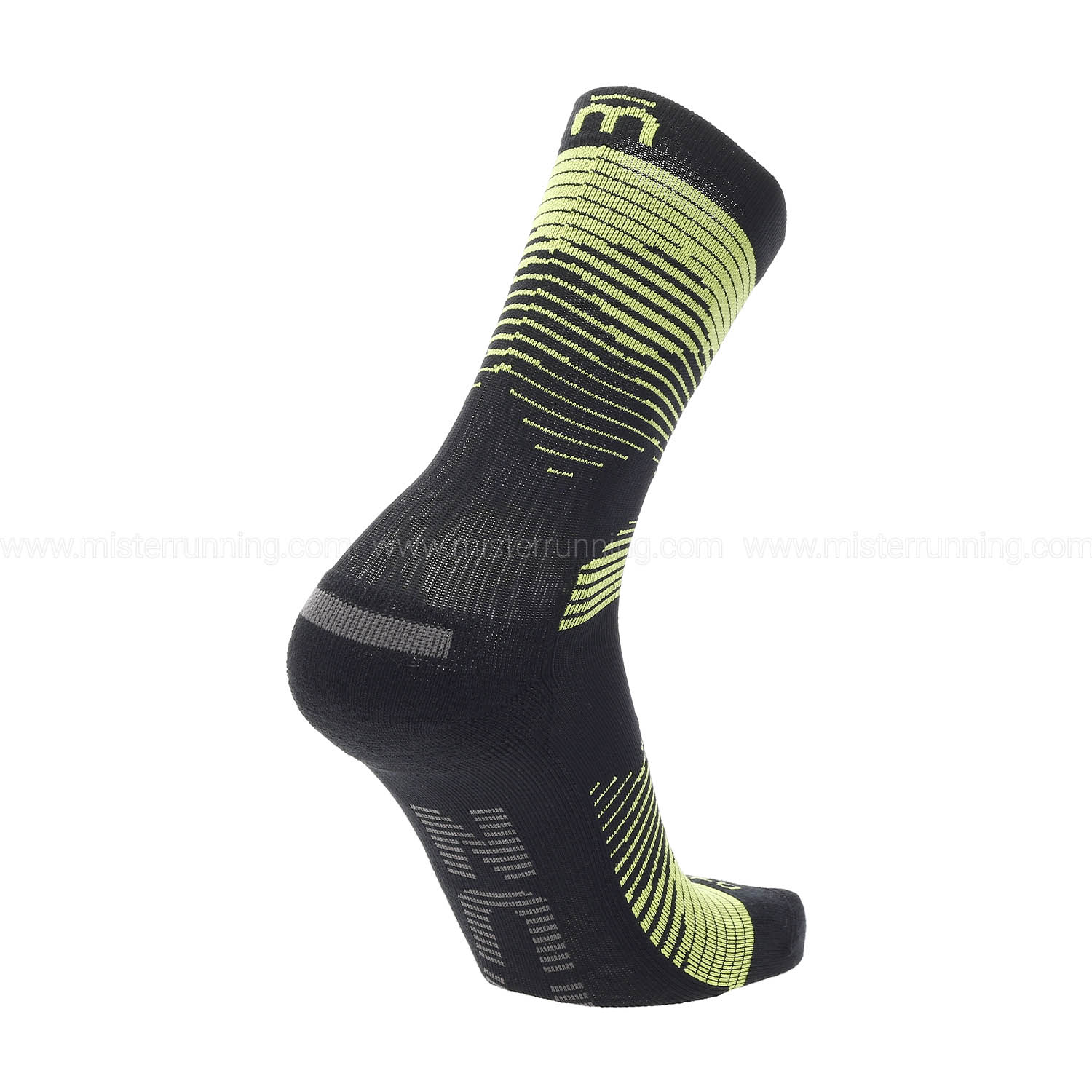 Mico Professional Light Weight Socks - Nero/Giallo Fluo