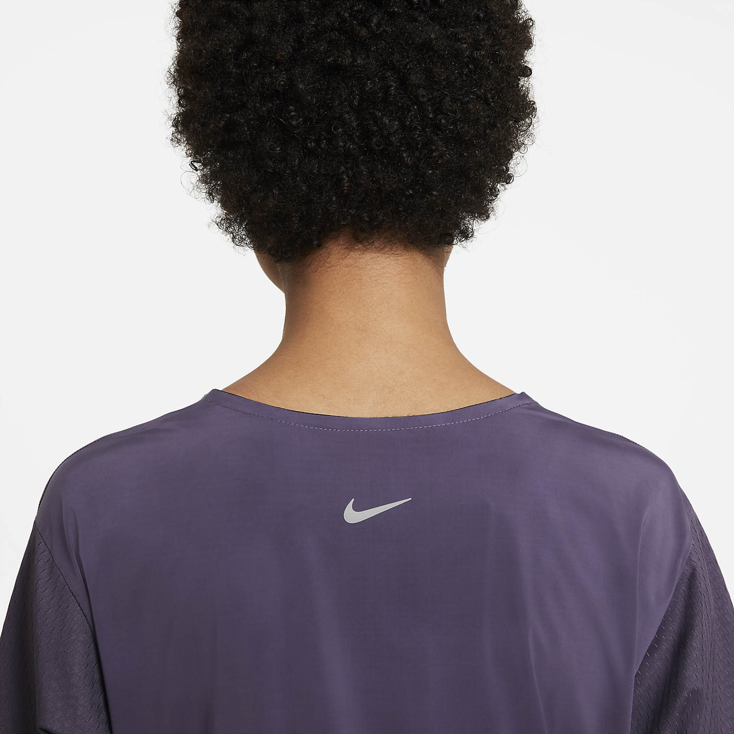 Nike City Sleek Icon Clash Women's Running T-Shirt Dark Raisin