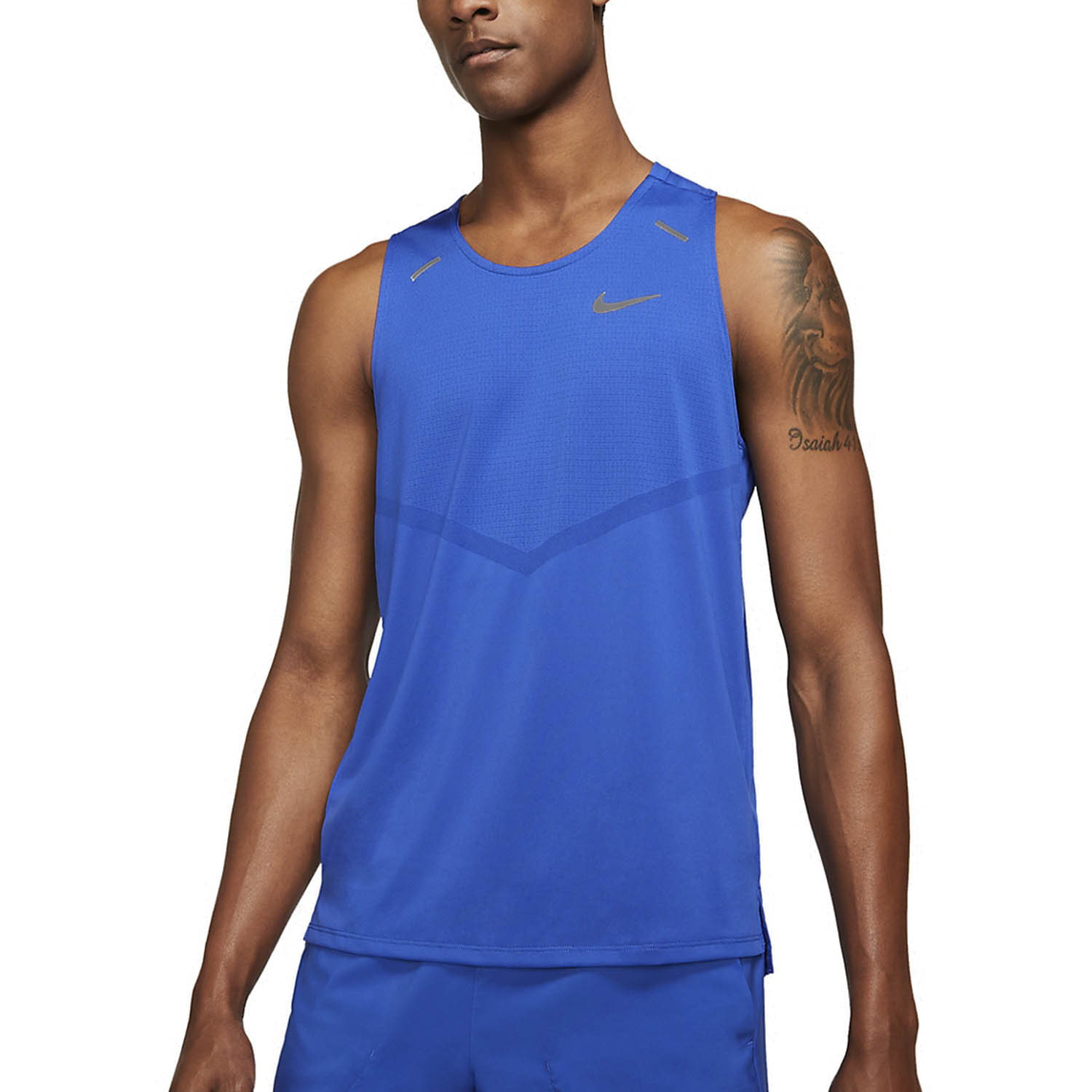 kunst Tegenslag Economisch Nike Dri-FIT Rise 365 Men's Running Tank - Game Royal