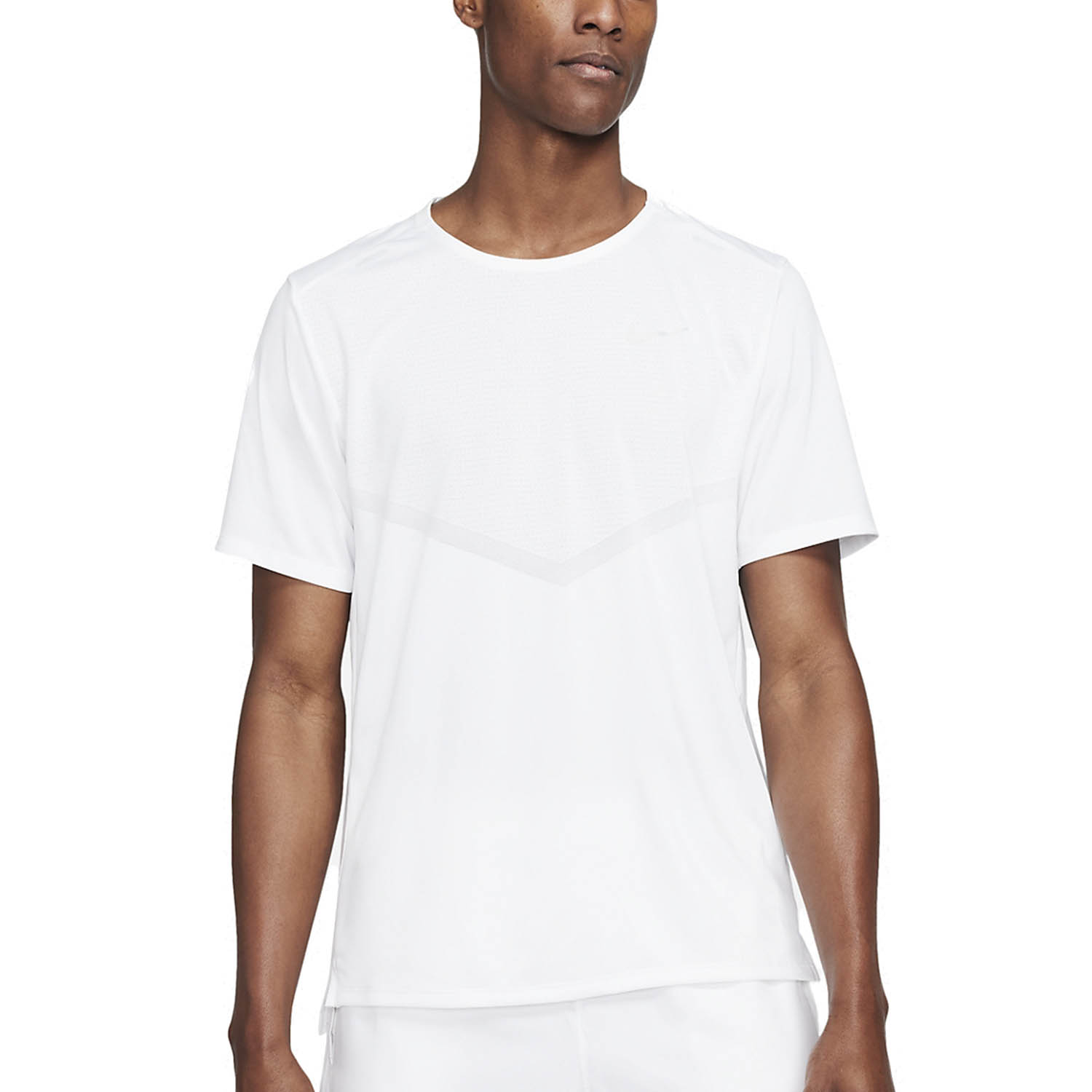 Nike Dri-FIT Rise 365 Camiseta - White/Reflective Silver