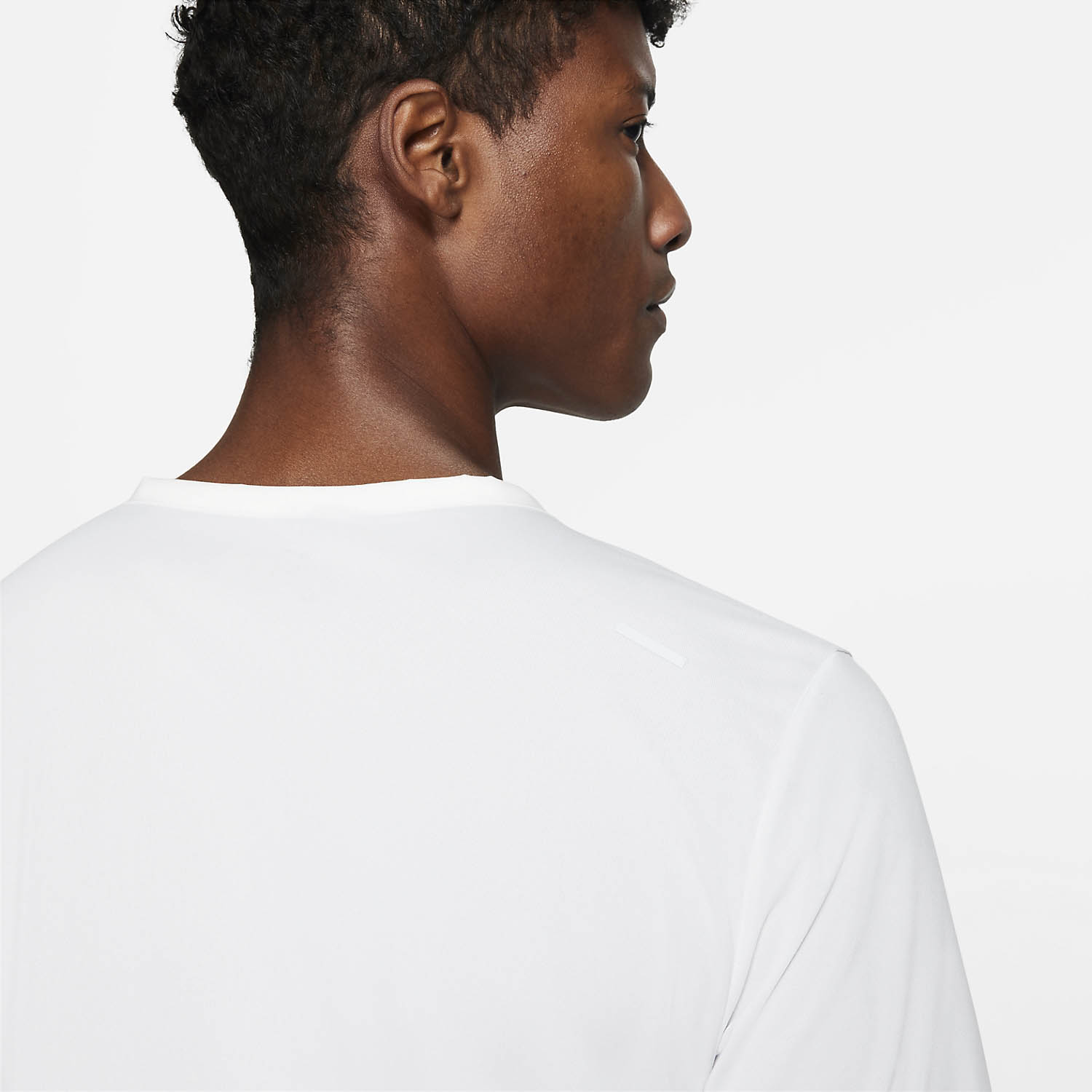 Nike Dri-FIT Rise 365 T-Shirt - White/Reflective Silver