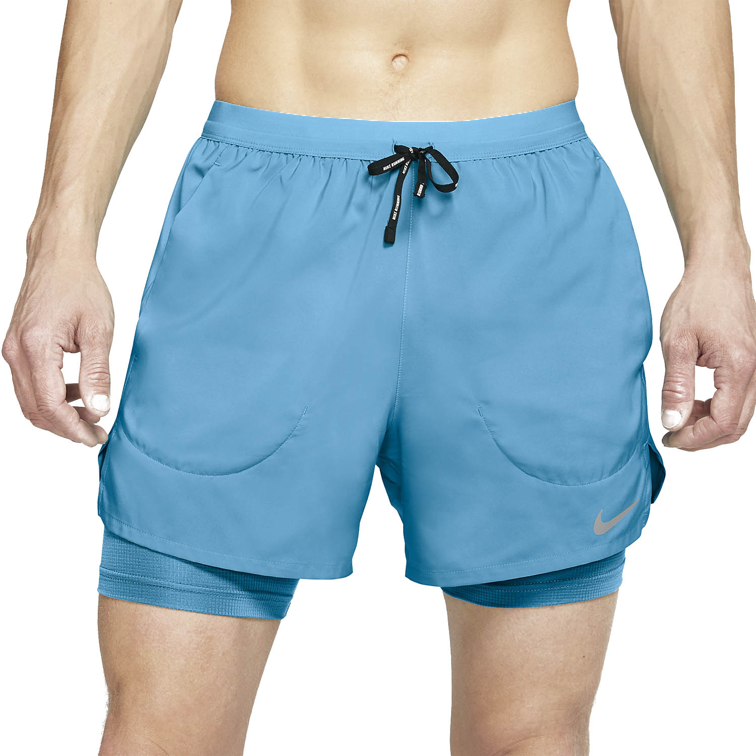nike flex stride chlorine blue