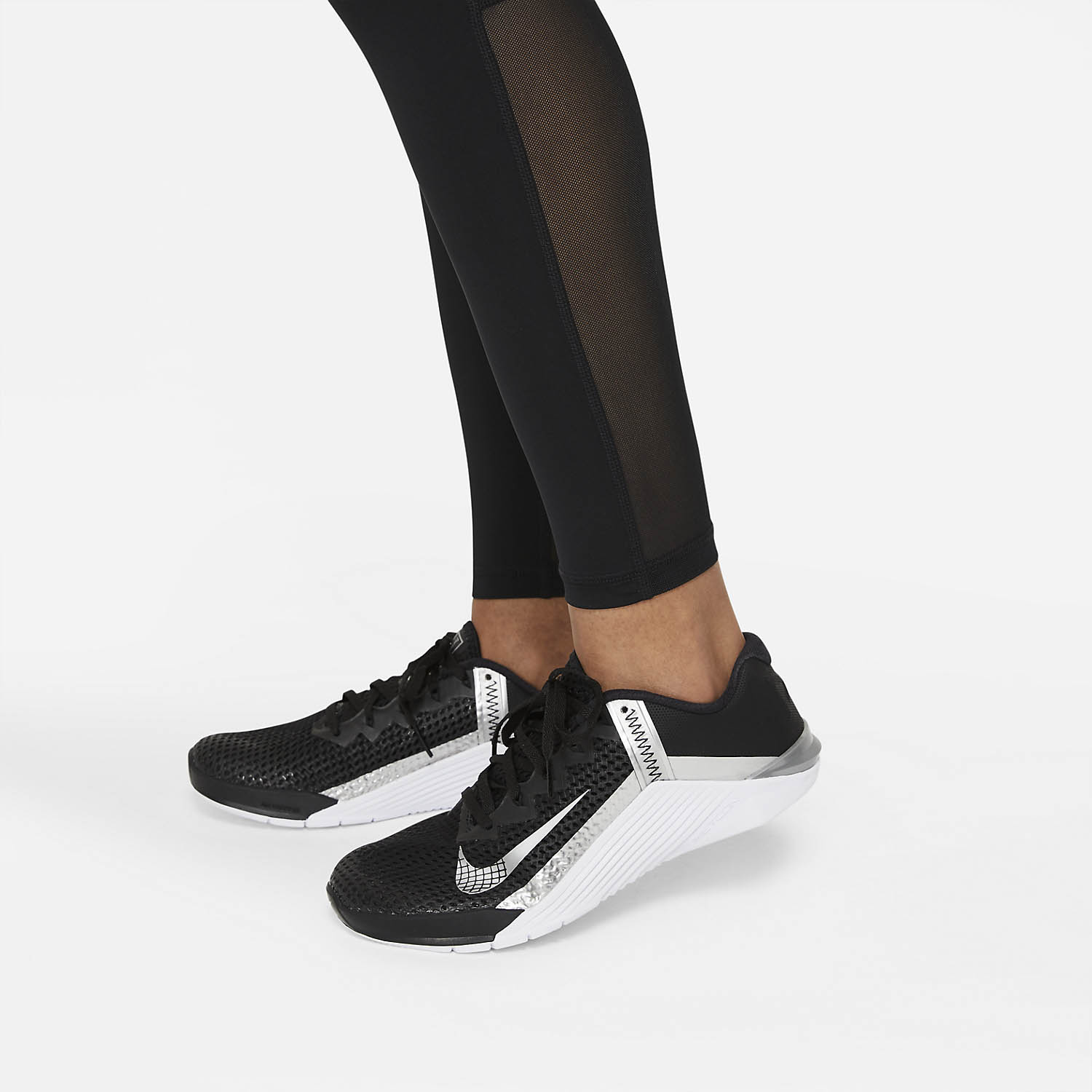 Nike Pro 365 Long Tights - Black/White