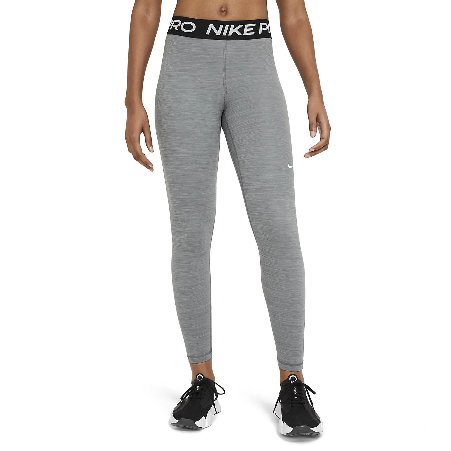 Nike Pro 365 Tights - Smoke Grey Heather/Black/White