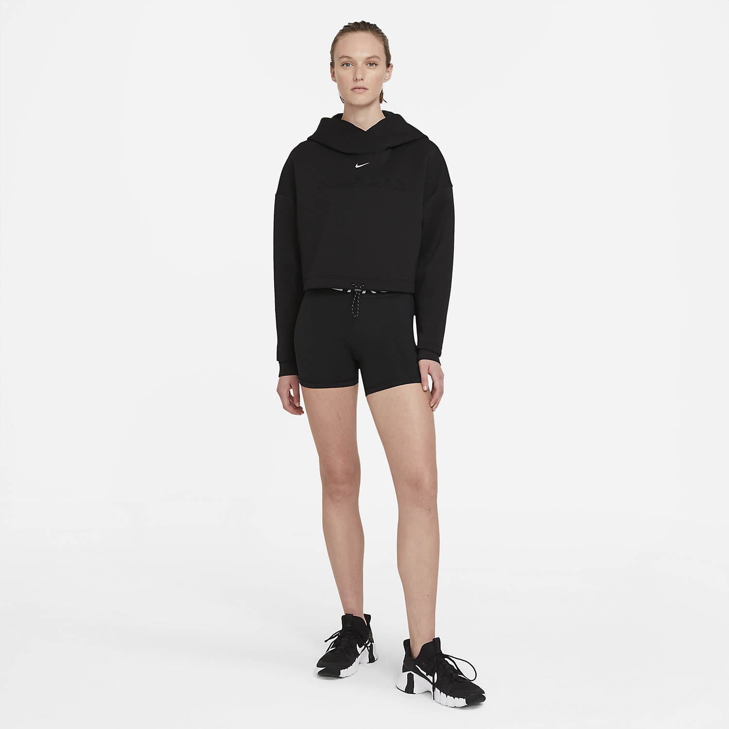 Nike Pro 365 5in Shorts - Black/White