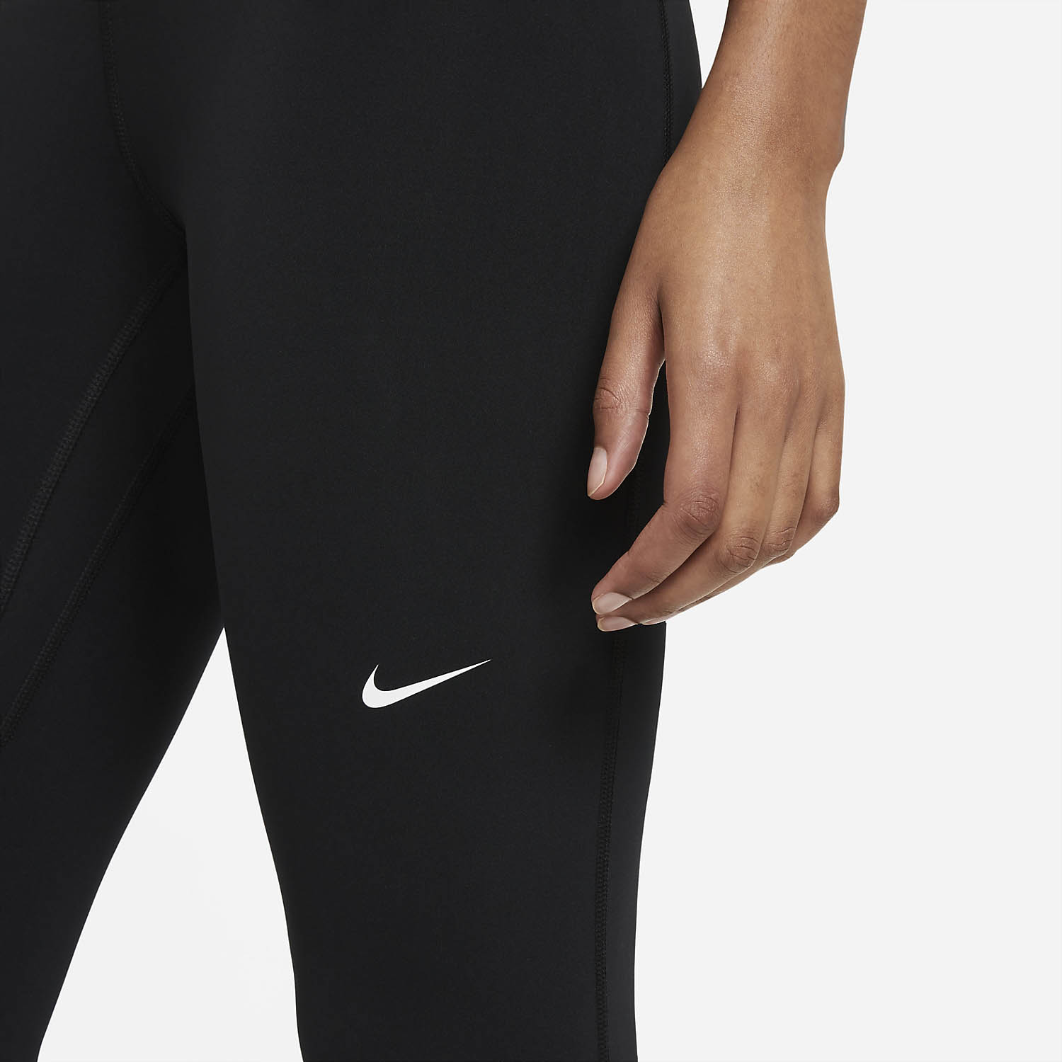 Nike, Pro 7/8 Leggings - Deep Jungle/Silver