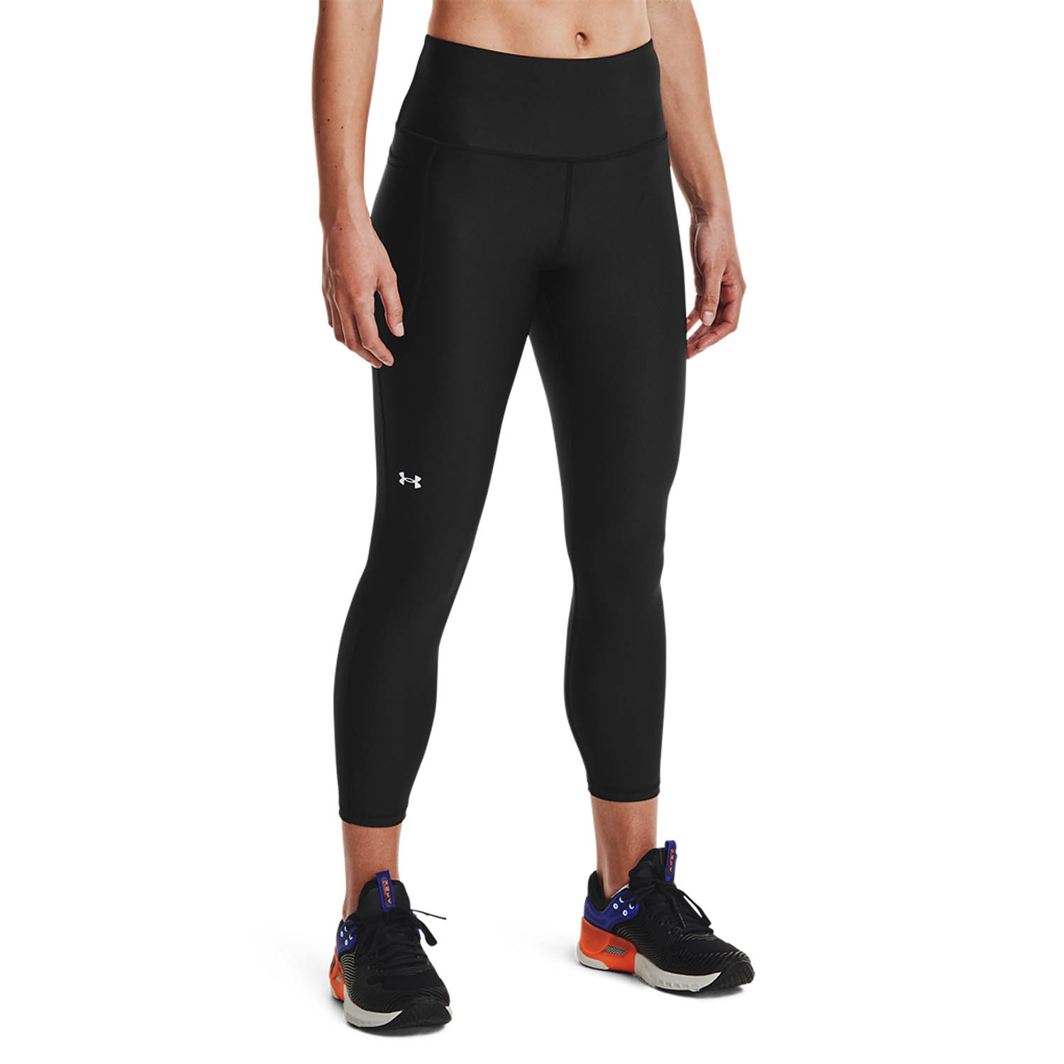 Under Armour HeatGear HiRise 7/8 Tights - Black/White