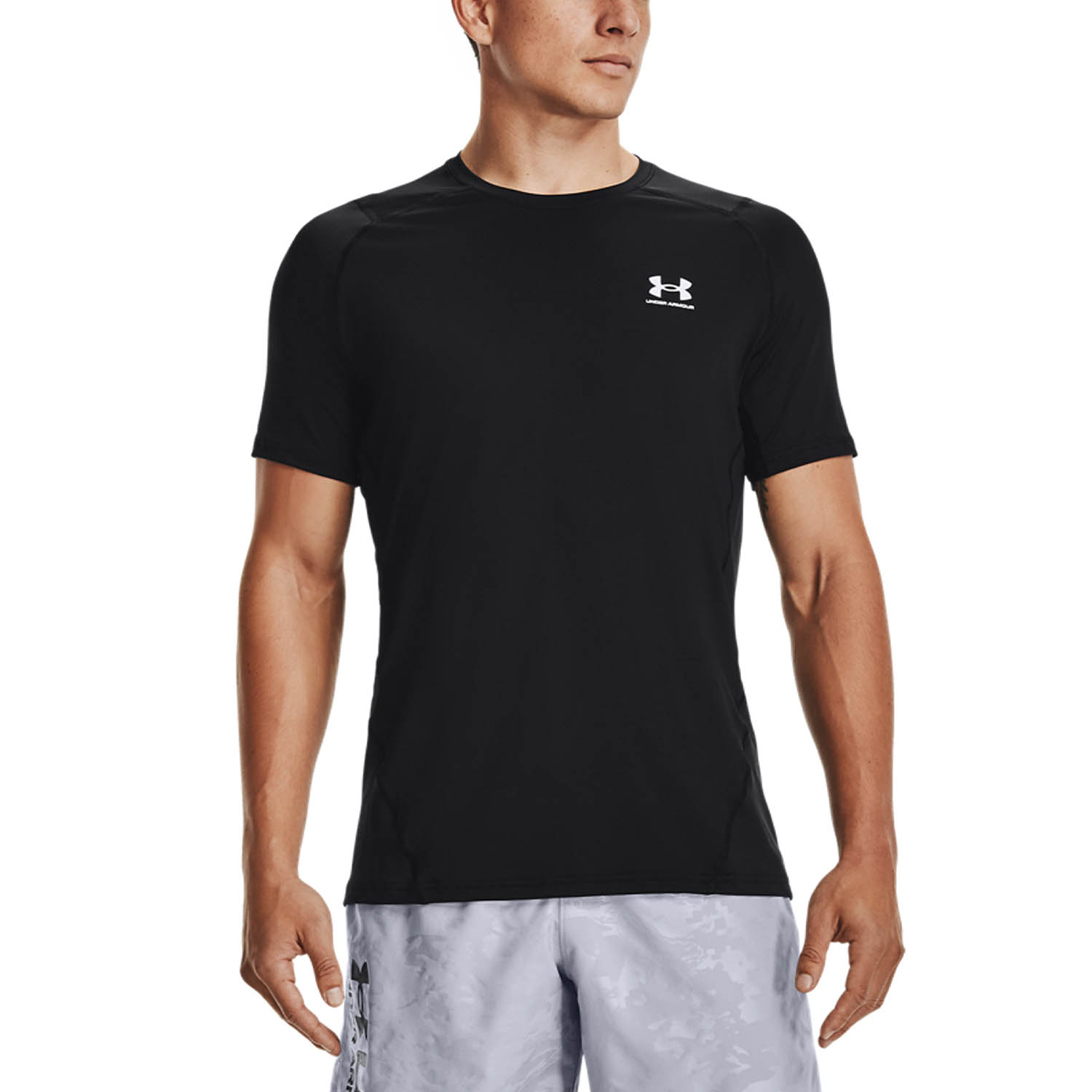 Under Armour HeatGear Knit Camiseta - Black/White