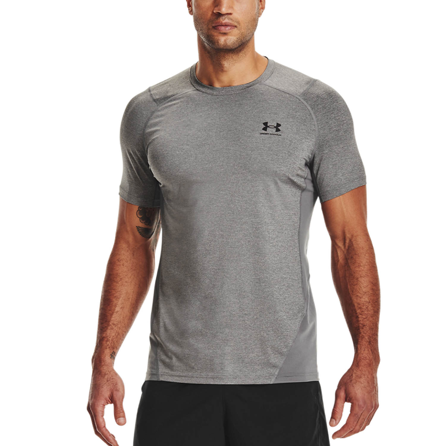 Under Armour HeatGear Knit Camiseta - Carbon Heather