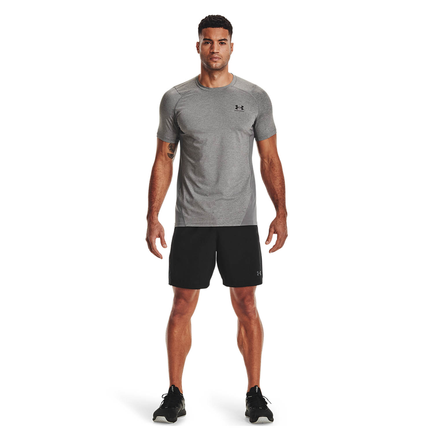 Under Armour HeatGear Knit Camiseta - Carbon Heather