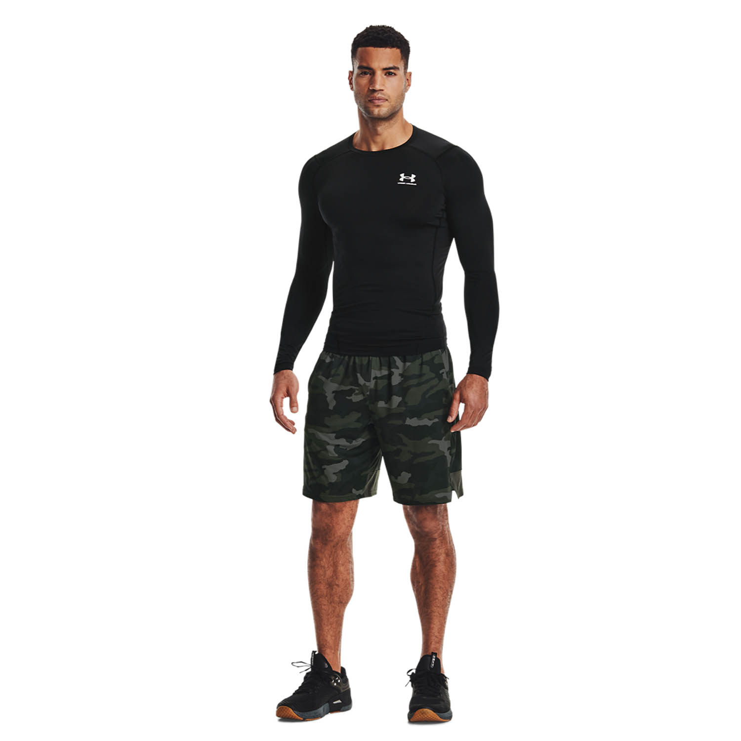 Under Armour HeatGear Men's Training Shirt - Black/White