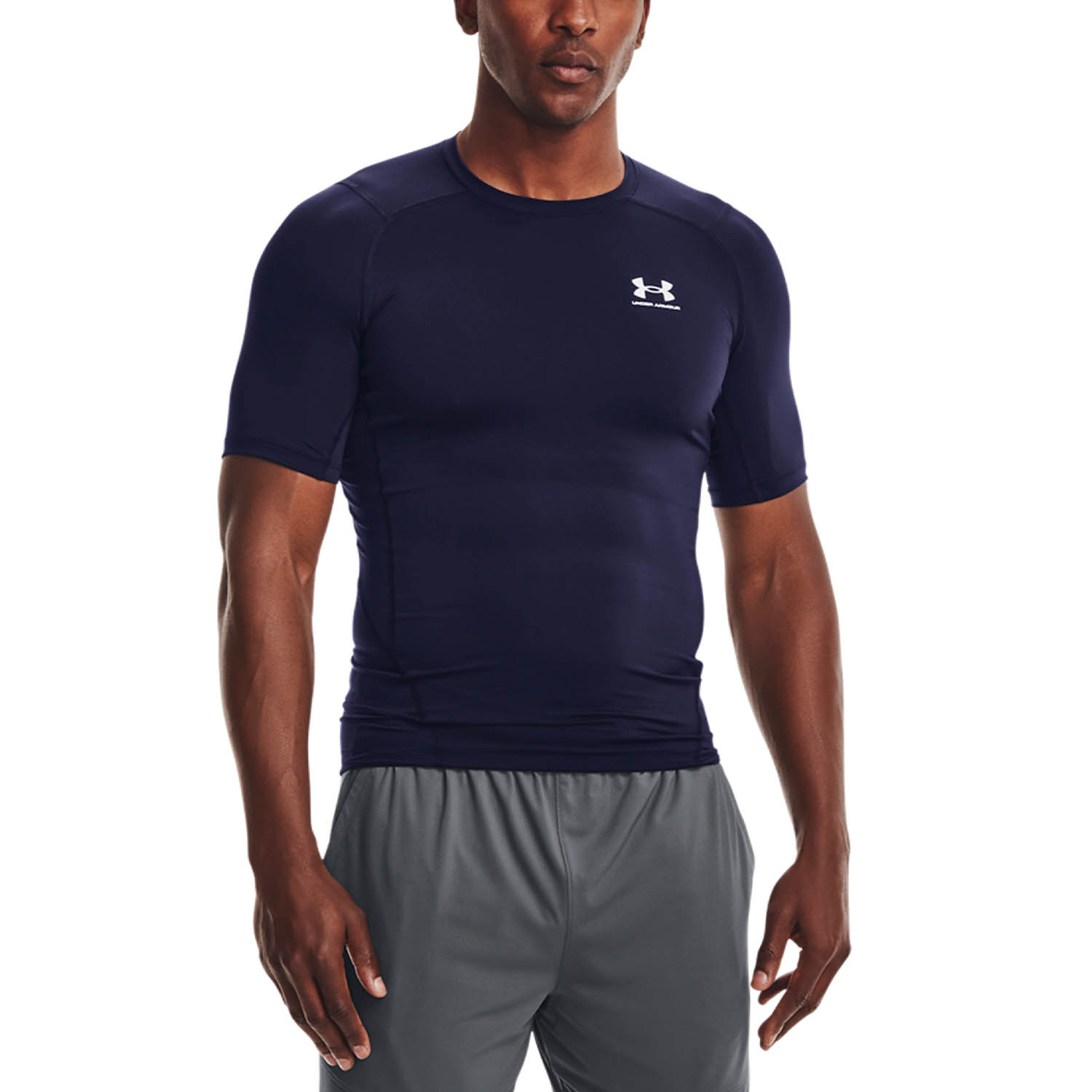 Under Armour HeatGear Maglietta da Allenamento Uomo - Navy