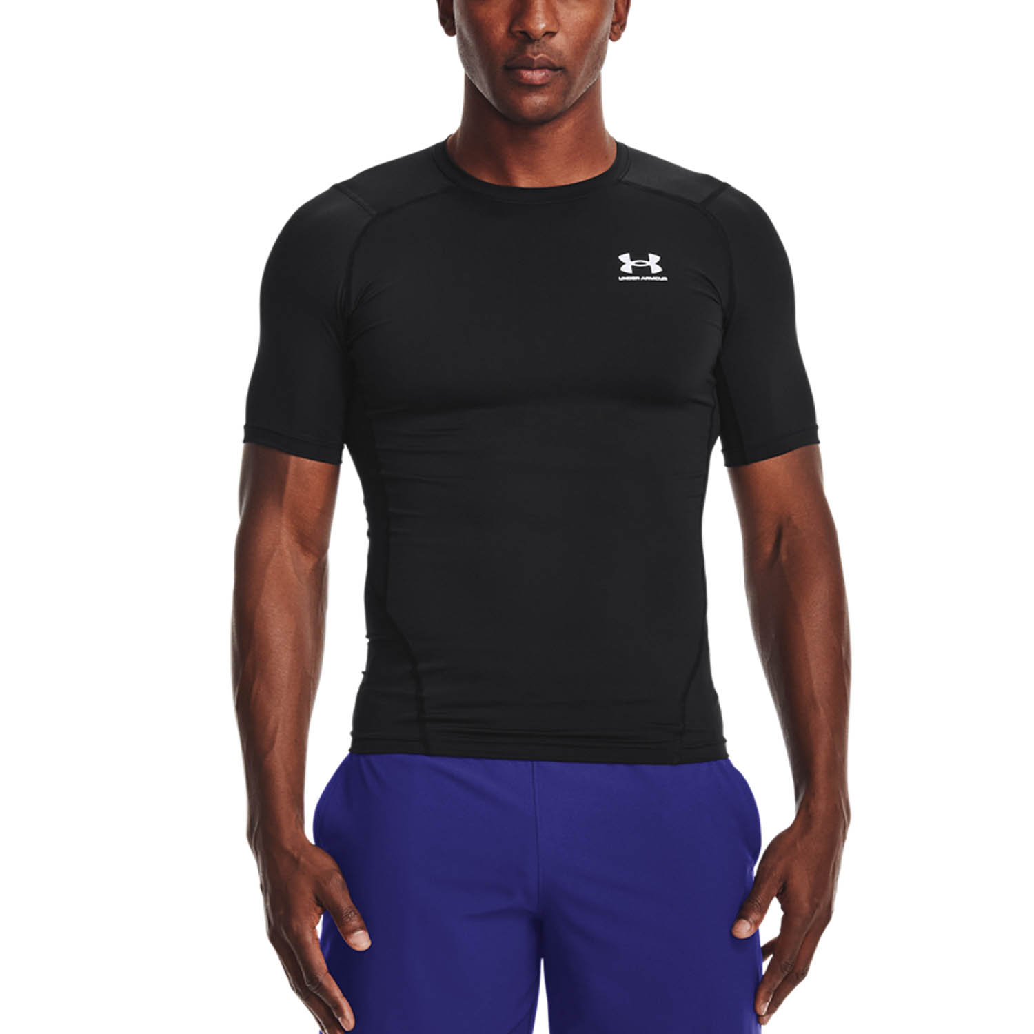 Under Armour HeatGear Maglietta da Allenamento Uomo - Black