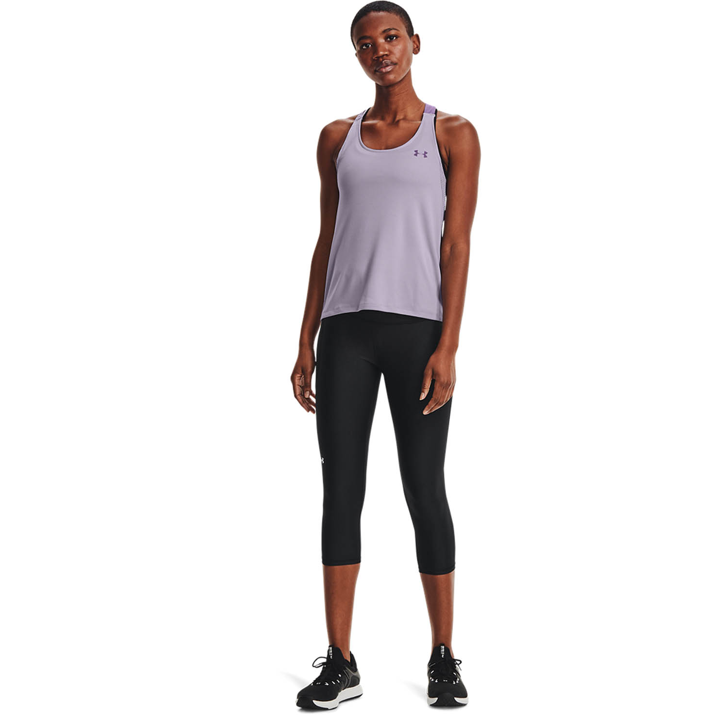 Under Armour HiRise Tights - Black/White