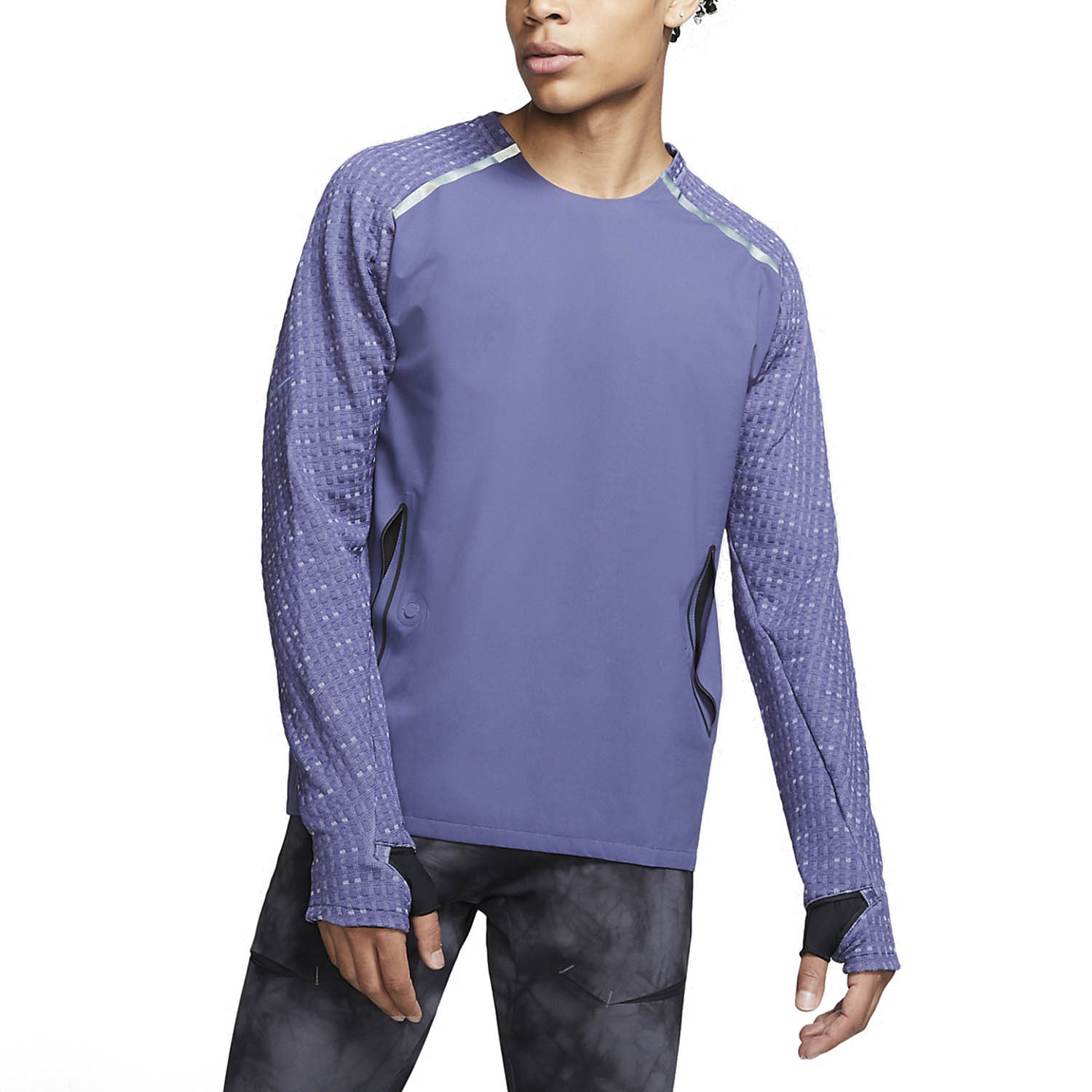 nike black and purple shirt