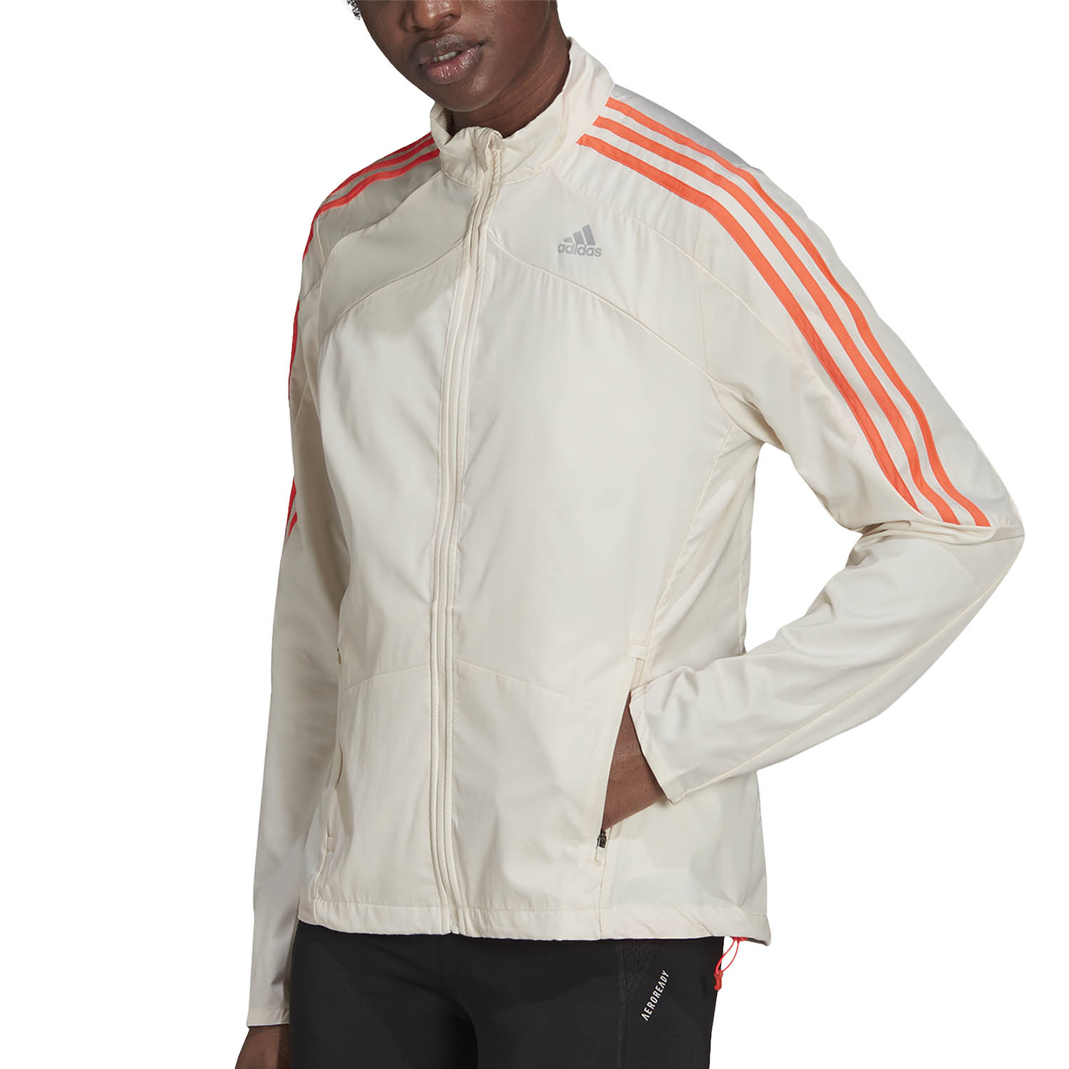 white running jacket
