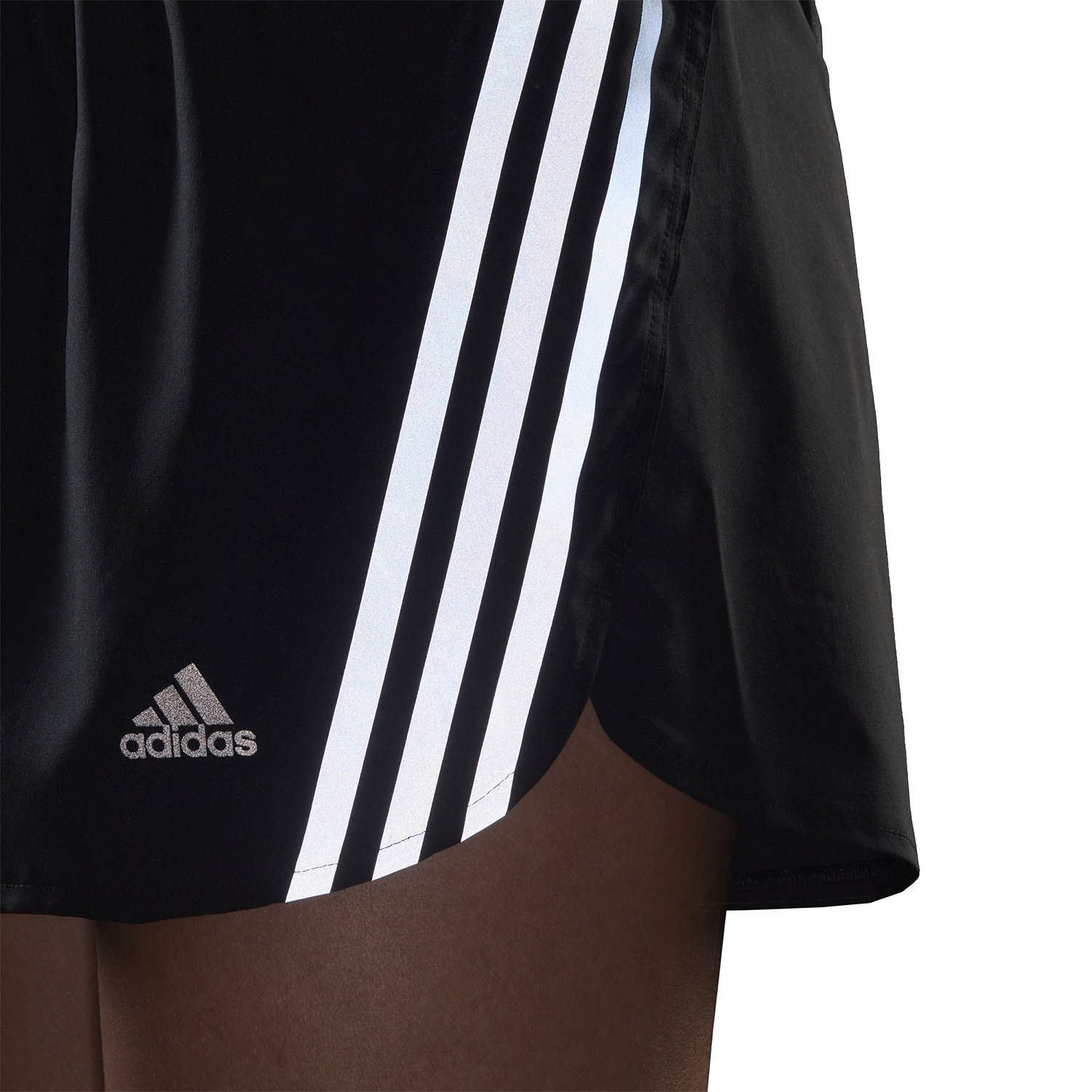 adidas Rise Stripes 4in Shorts - Black