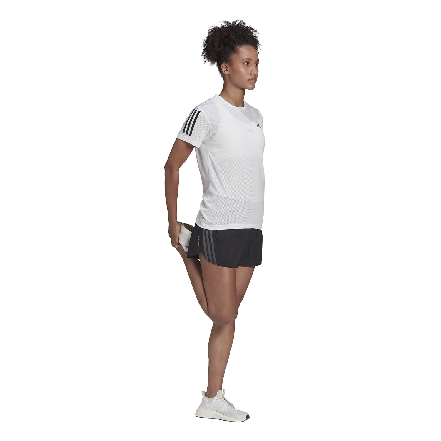 adidas Rise Stripes 4in Shorts - Black