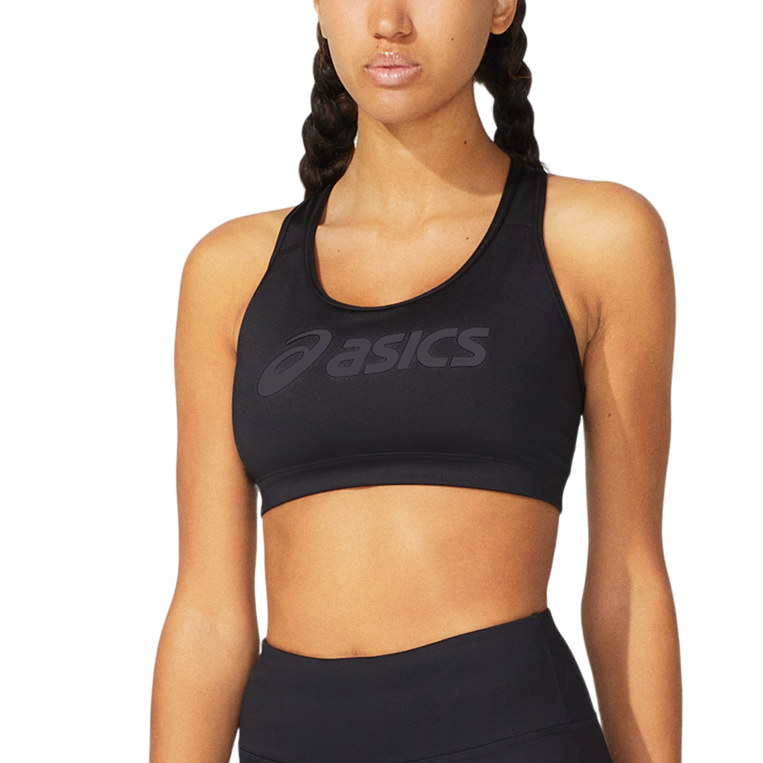 Asics Core Logo Women's Sports Bra - Performance Black