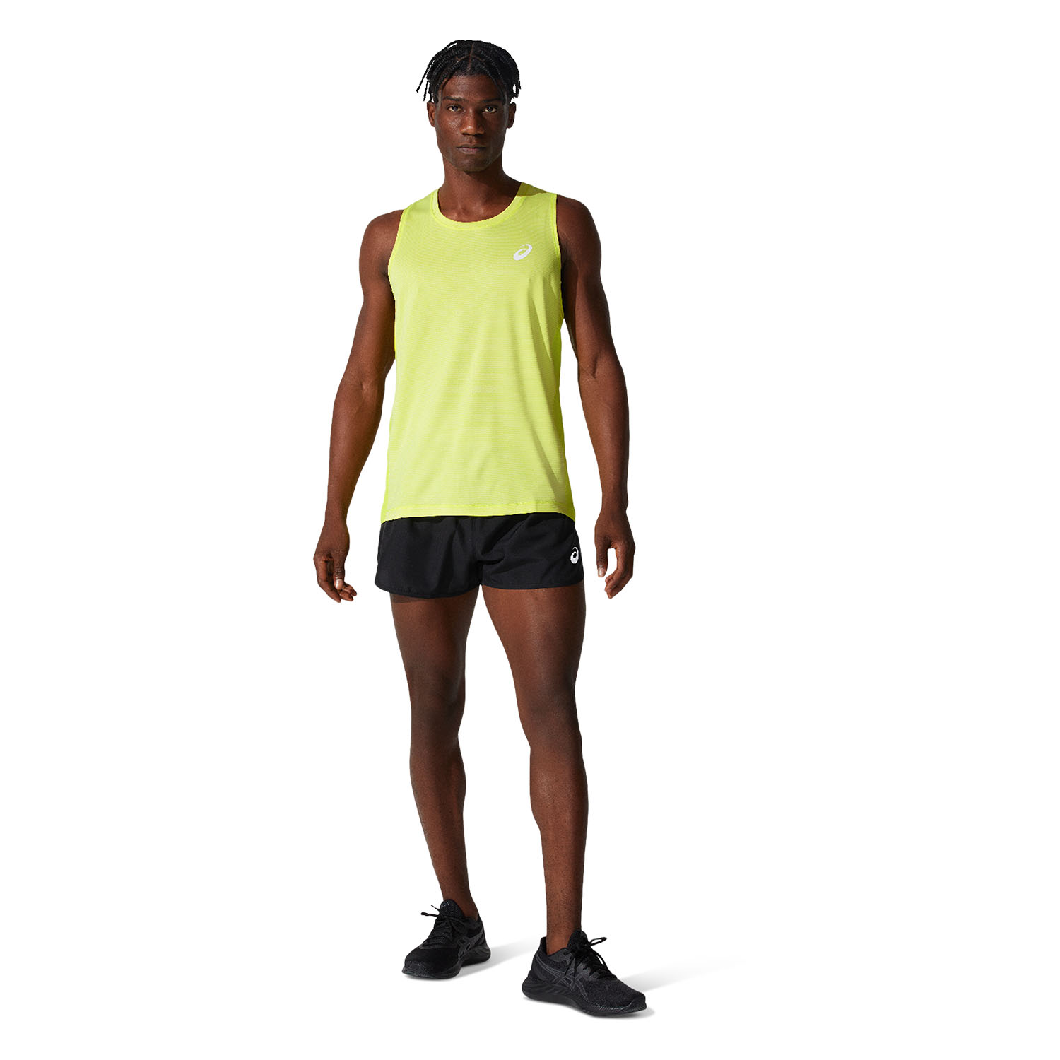 Asics Core Split 2.5in Shorts - Performance Black