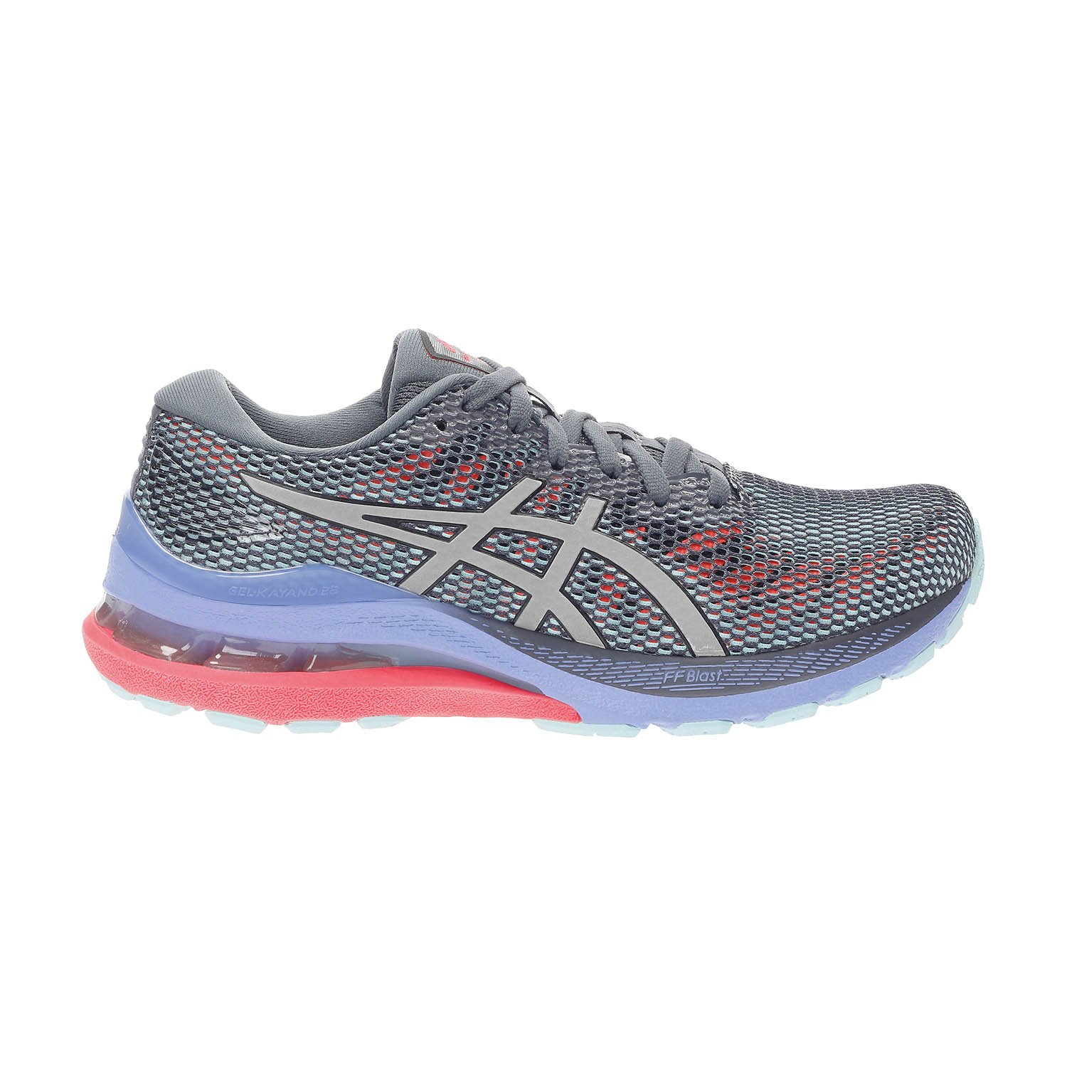 asics gel kayano silver grey