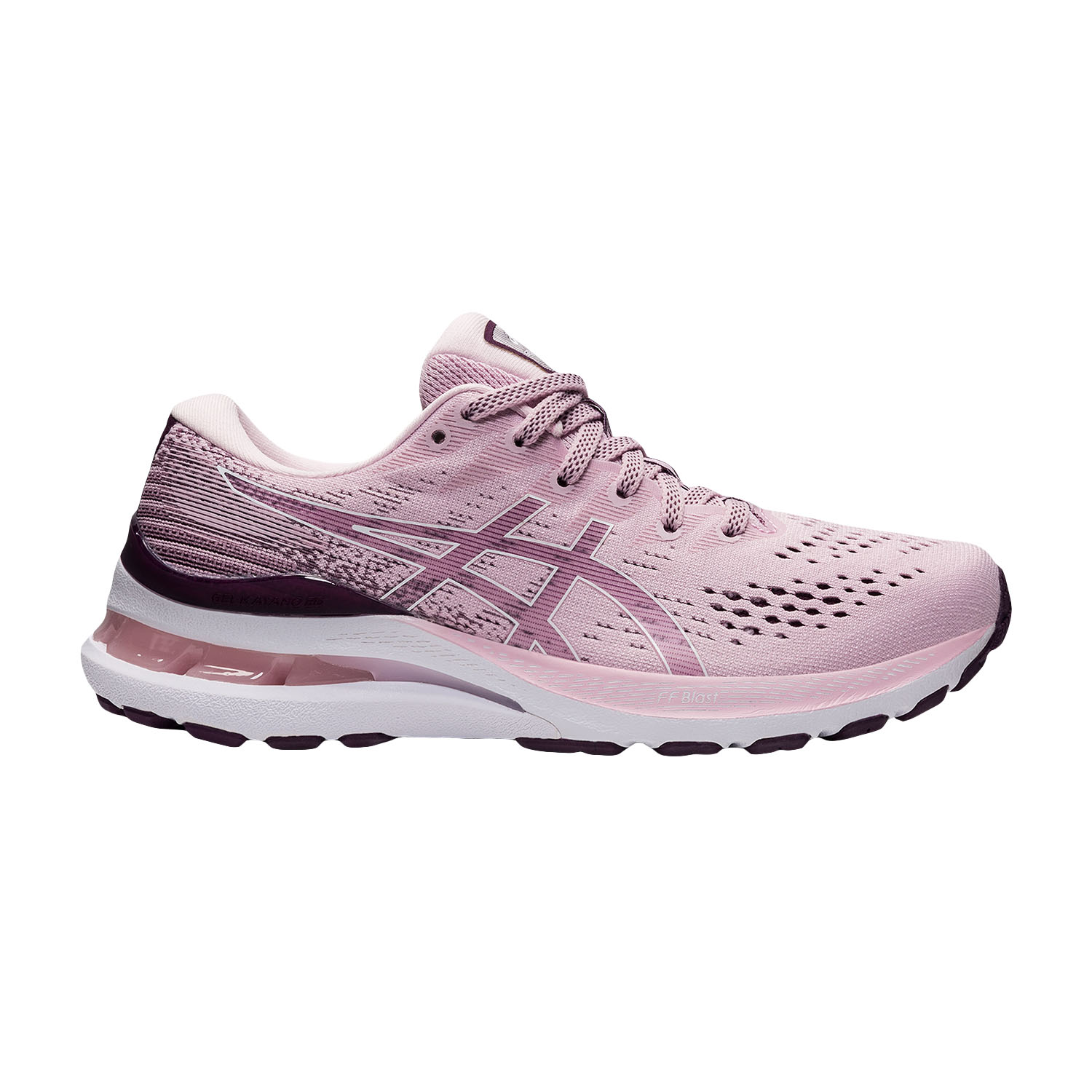 Asics Gel Kayano 28 Women's Running Shoes - Barely Rose/White