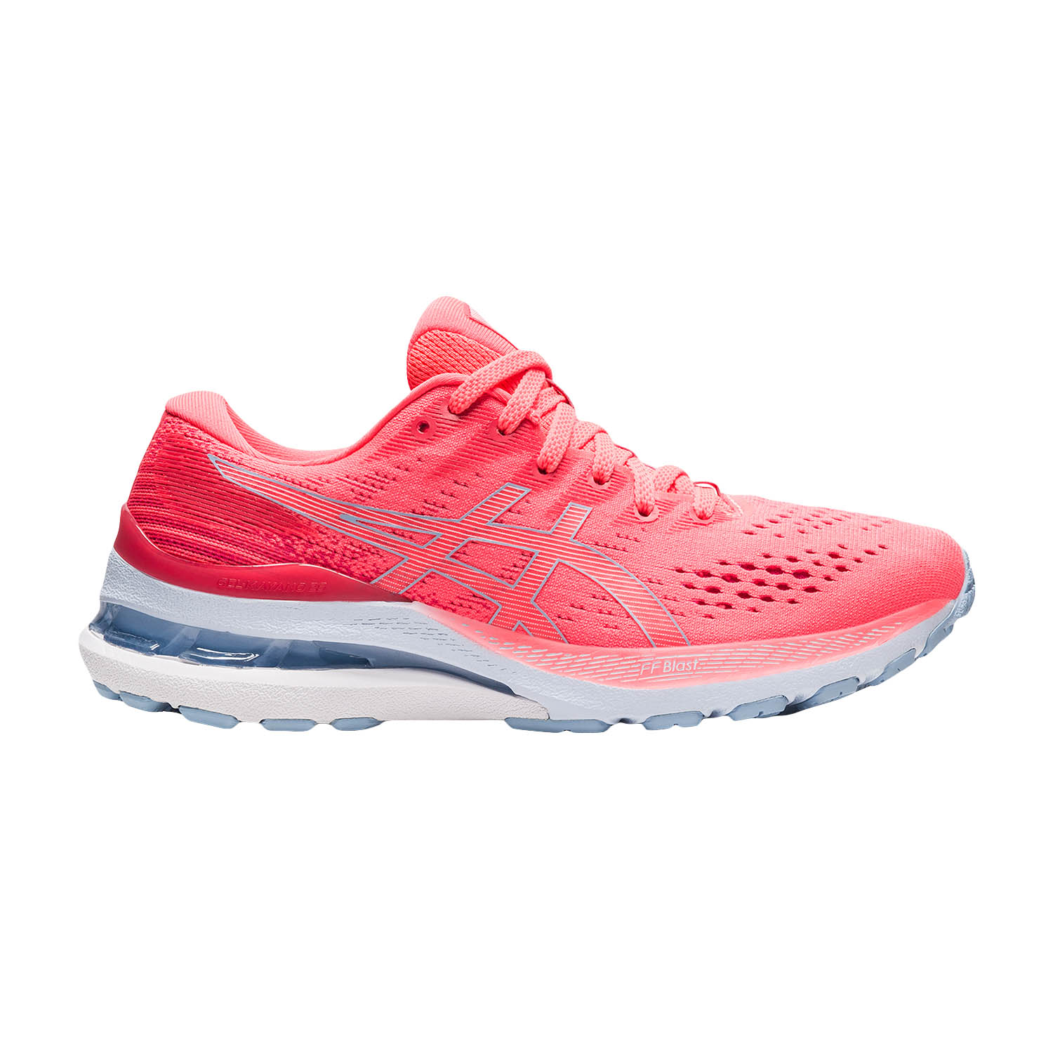 Melodic hit Frank Worthley Asics Gel Kayano 28 Women's Running Shoes - Blazing Coral/Mist