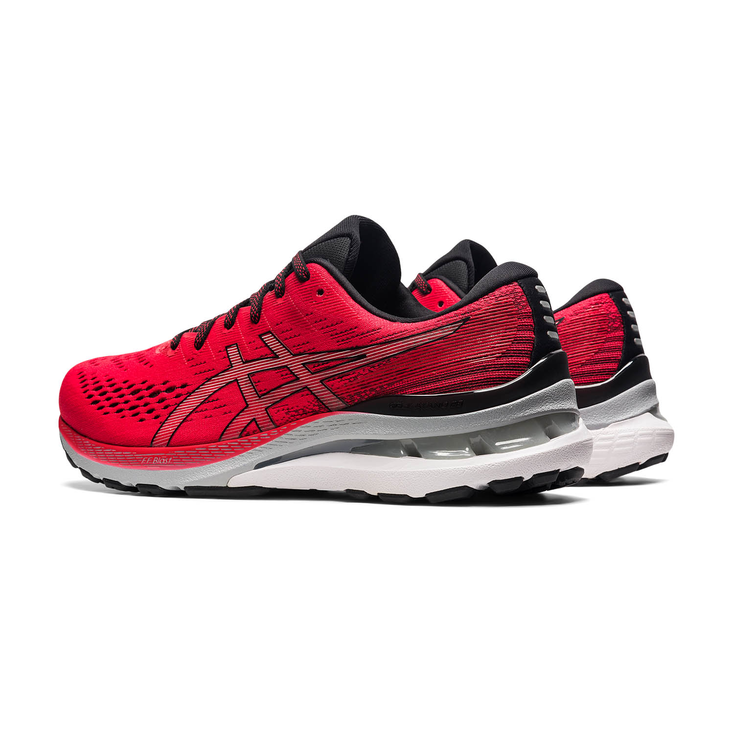 asics kayano 25 black green