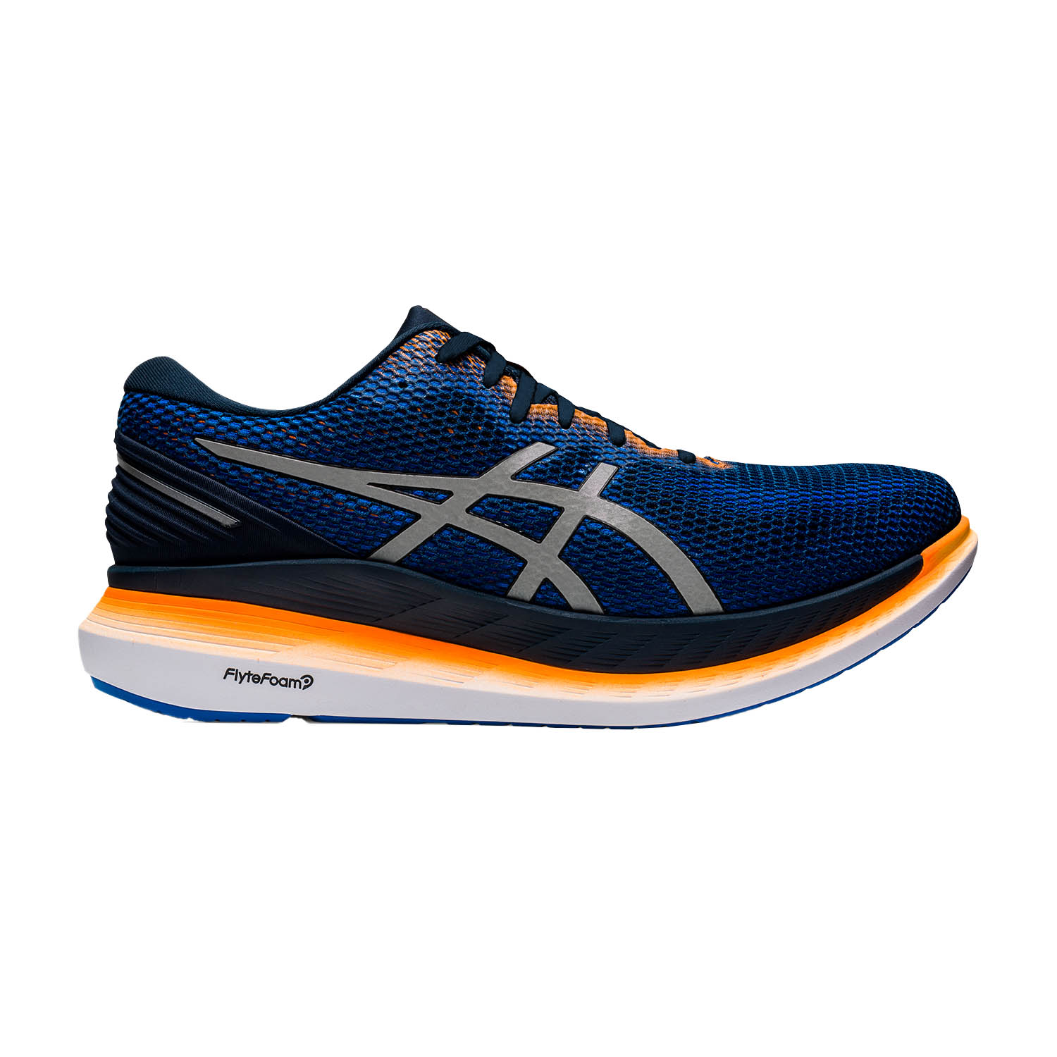 asics blu e arancioni