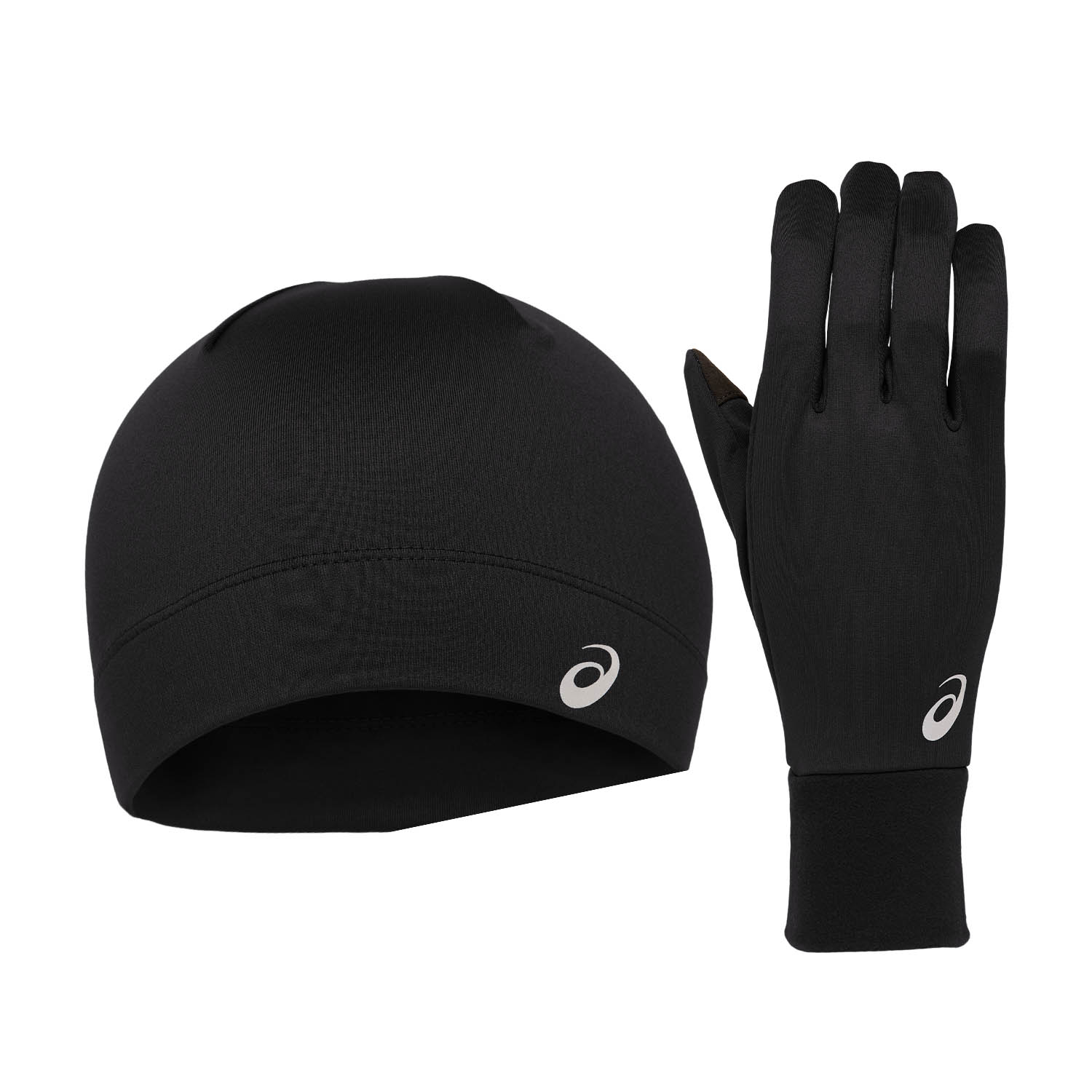 Asics Logo Pack Gloves and Beanie - Performance Black