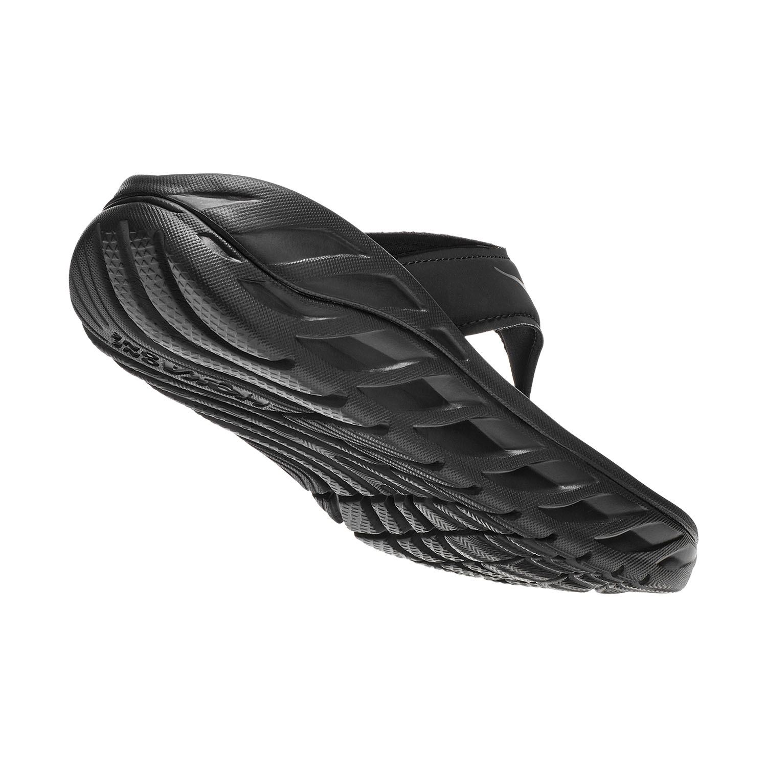 Hoka Ora Recovery Flip Slippers - Black/Dark Gull/Gray