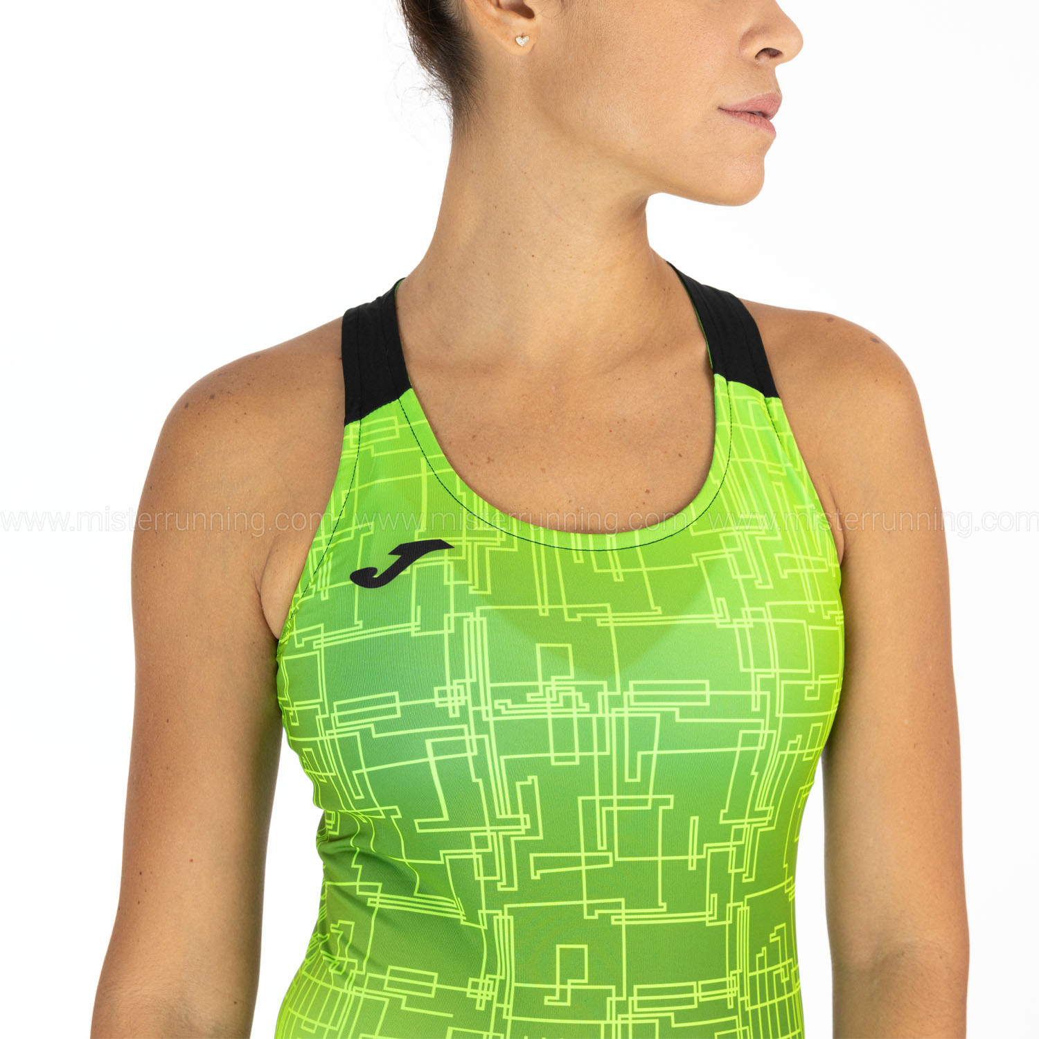 Joma Elite VIII Tank - Green Fluor/Black