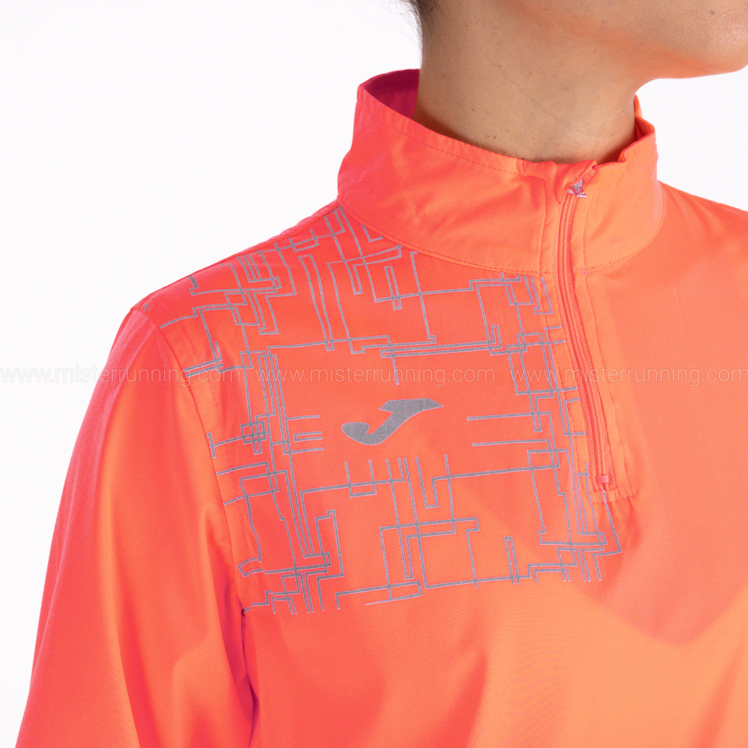 Joma Elite VIII Logo Chaqueta - Coral Fluor