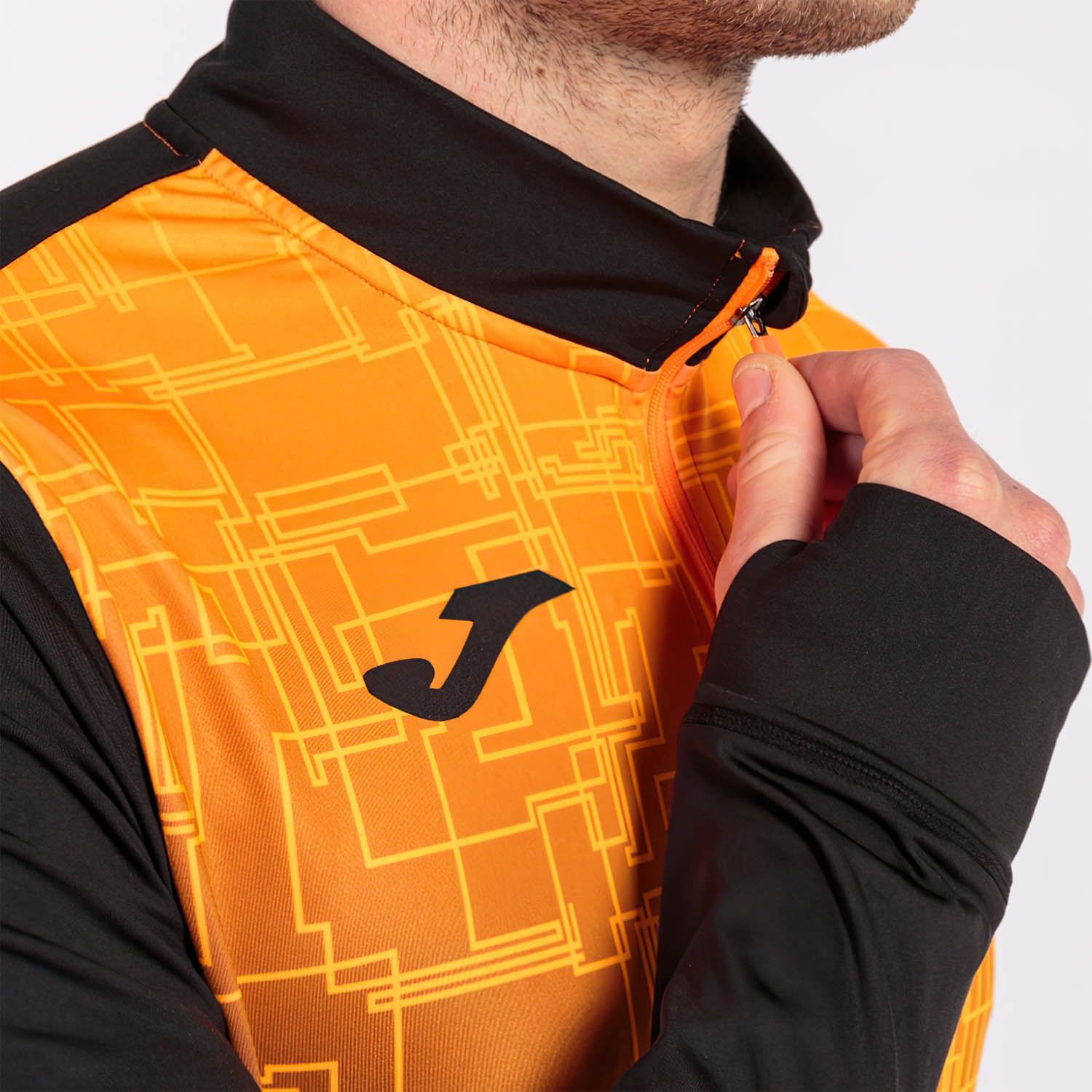 Joma Elite VIII Maglia - Black/Orange