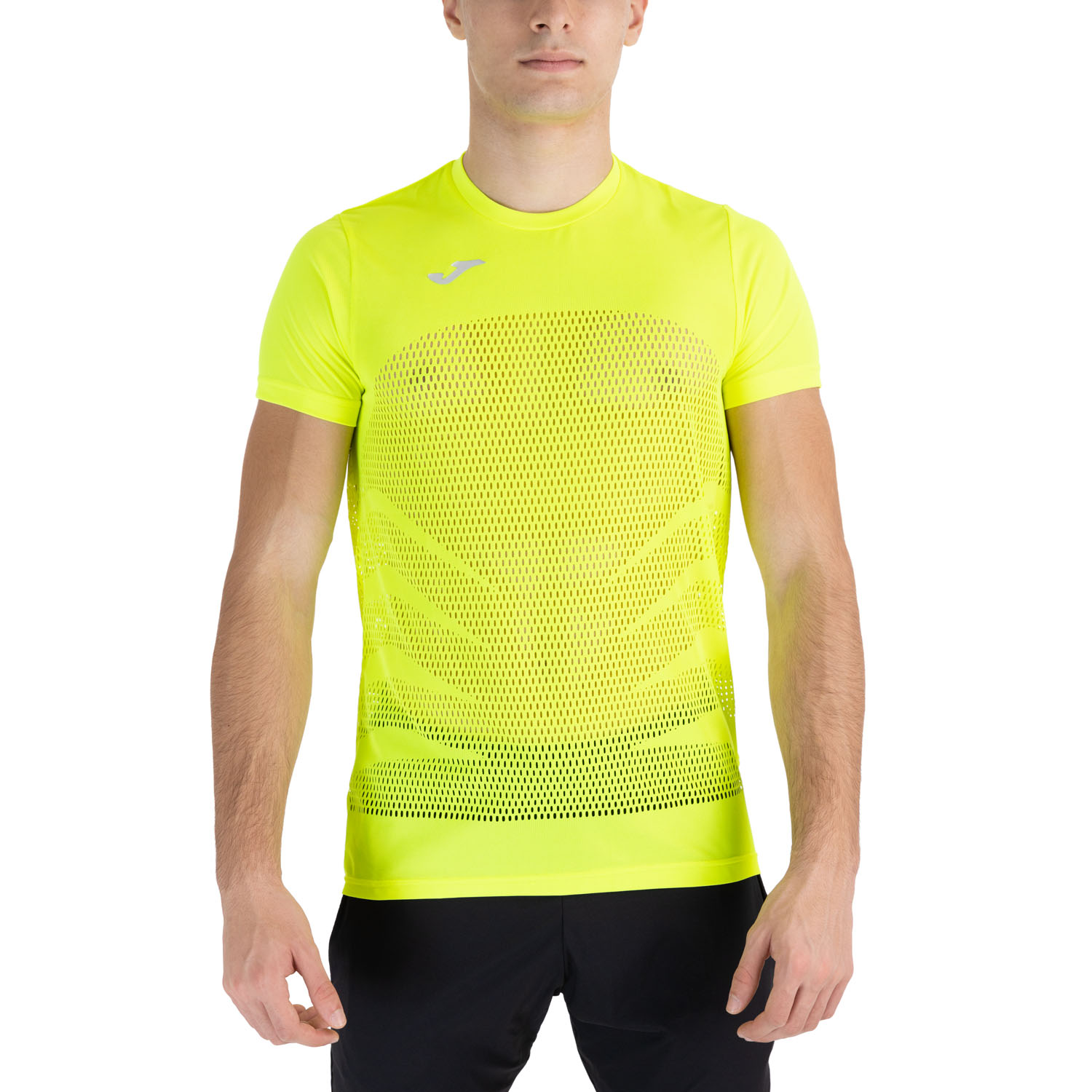 Joma Marathon Camiseta de Running Hombre - Fluor Yellow