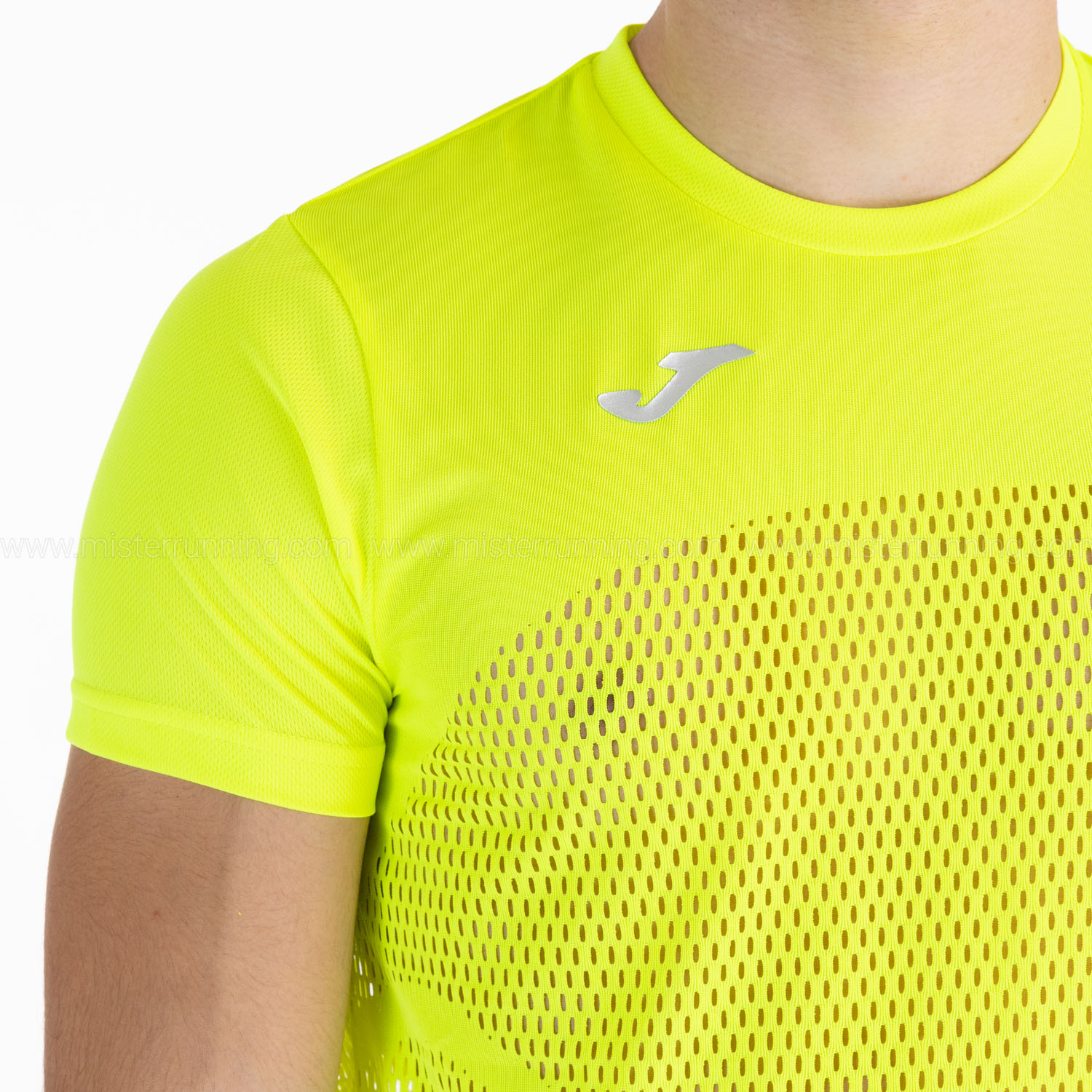 Joma Marathon Camiseta de Running Hombre - Fluor Yellow