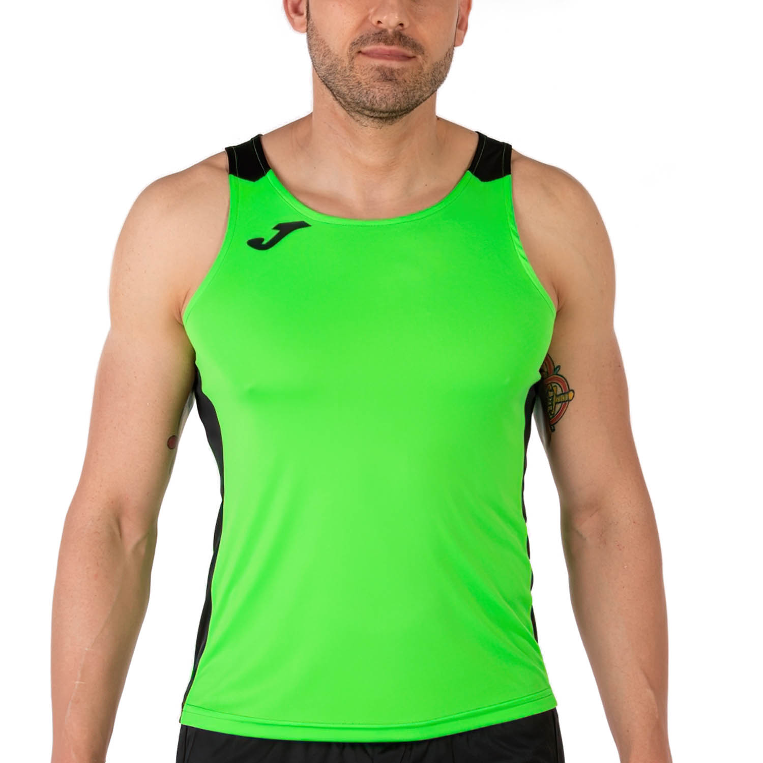 Joma Elite VII Camiseta de Running Hombre - Fluor Green