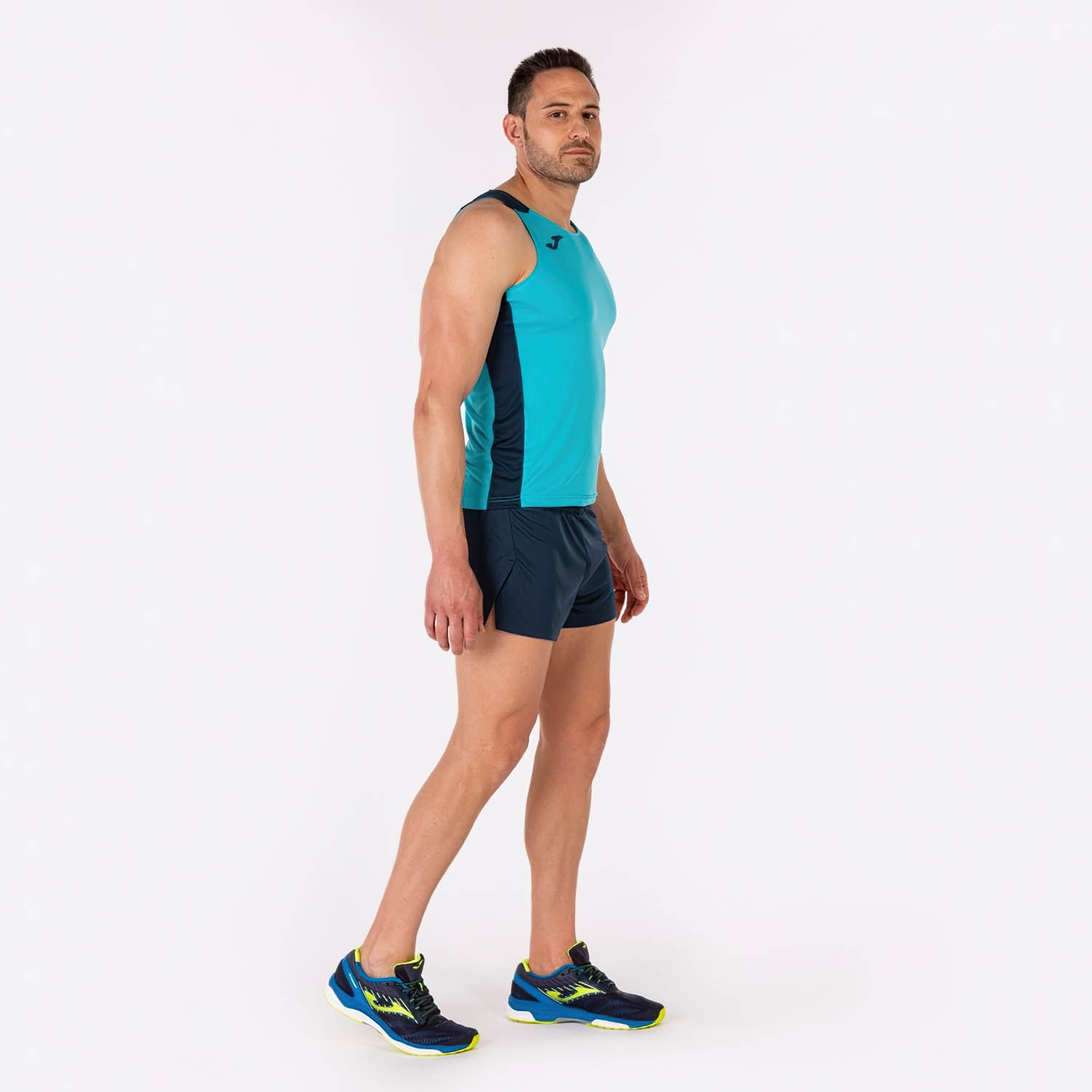 Joma Record II Tank - Fluor Turquoise/Dark Navy