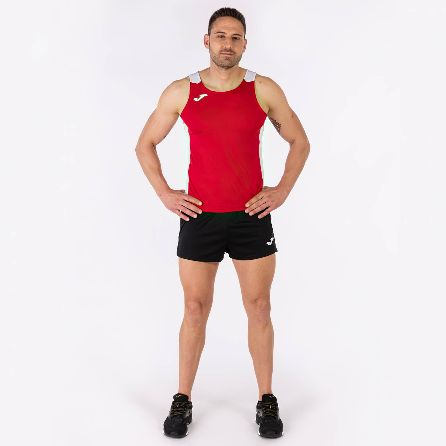 Joma Record II Tank - Red/White