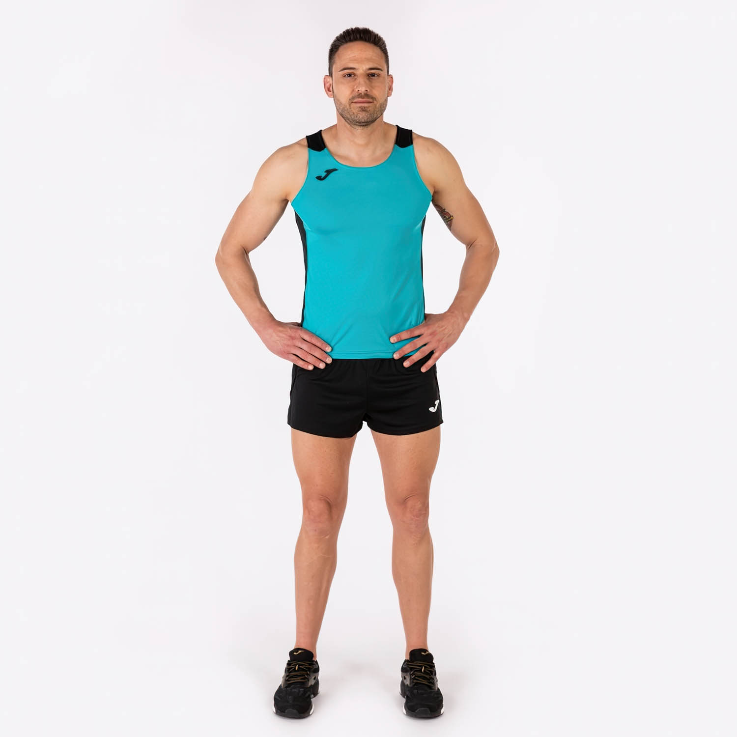 Joma Record II Tank - Turquoise/Black