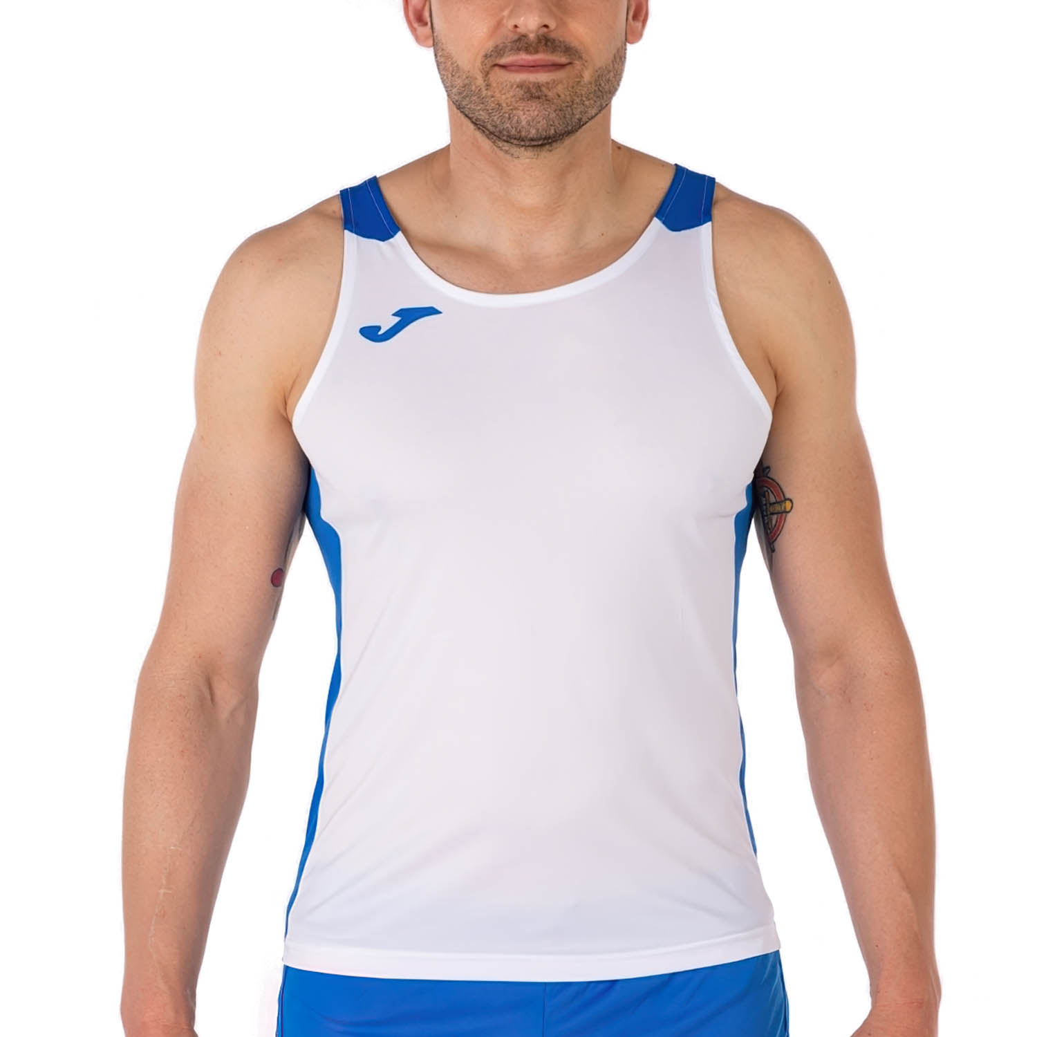 Joma Record II Tank - White/Royal