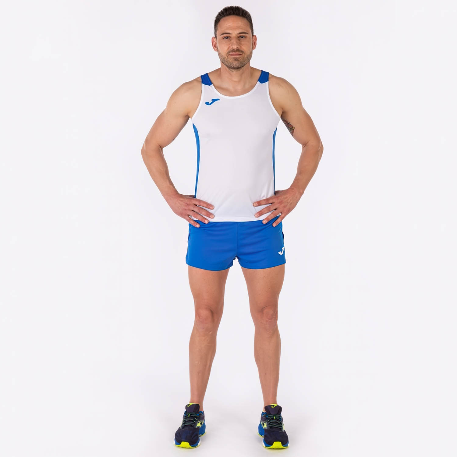 Joma Record II Tank - White/Royal