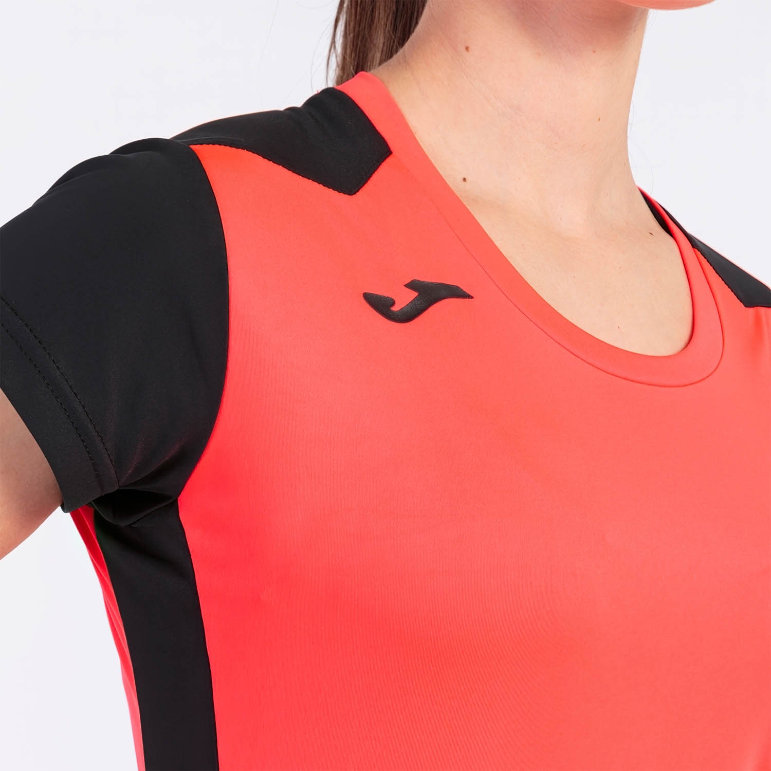 Joma Record II Camiseta - Fluor Coral/Black