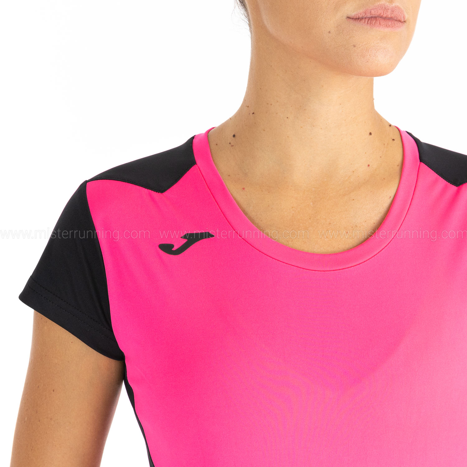 Joma Record II Maglietta - Fluor Pink/Black