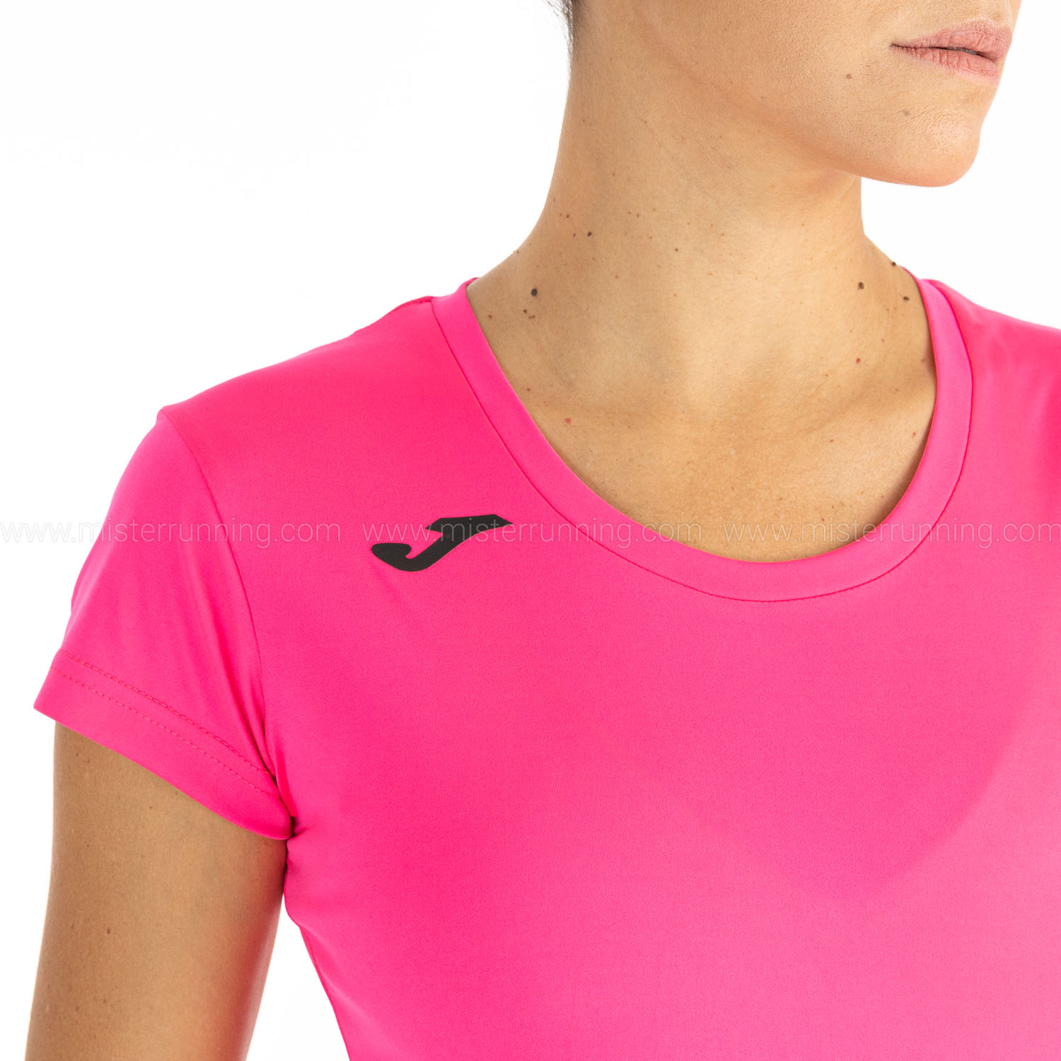 Joma Record II Camiseta - Fluor Pink/Black